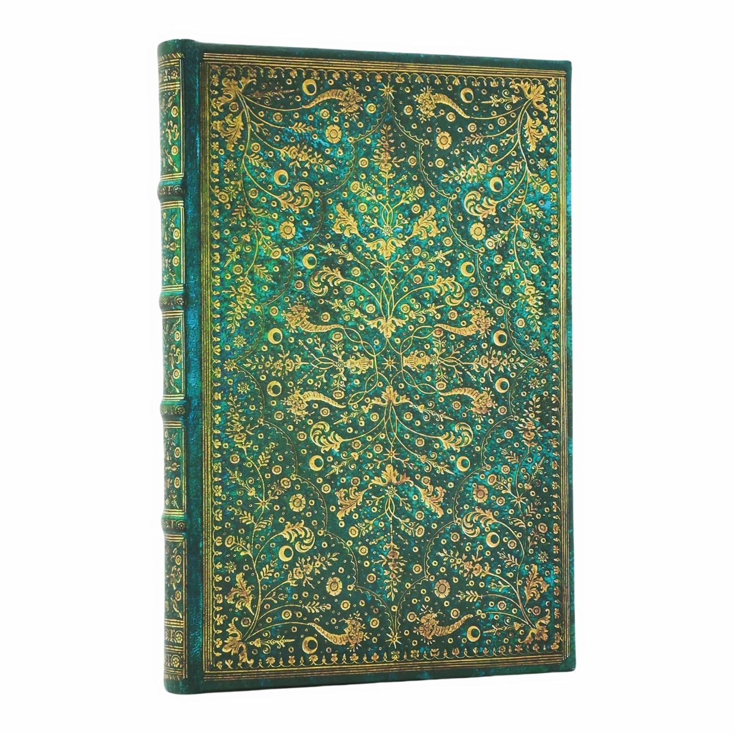 ler totalmente Emerald Flower Mini Unlined Hardcover Journal, 176pg, 85gsm, Marsh's Library by Paperblanks (Nature's Grace)