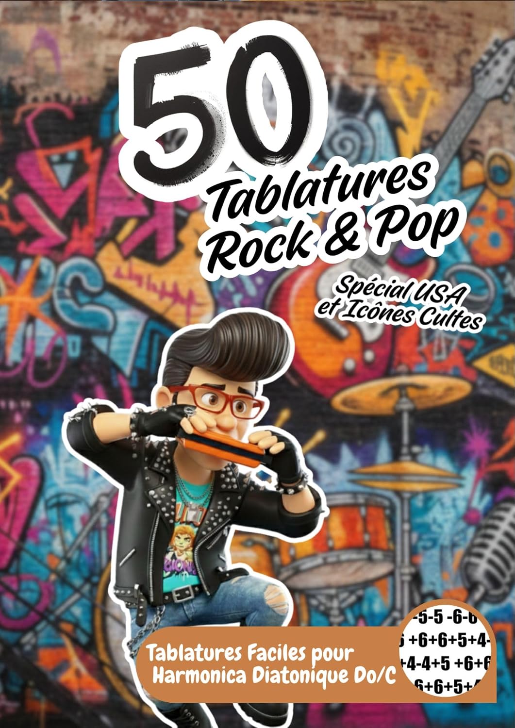 ler totalmente 50 Tablatures Rock & Pop: Spécial Harmonica Diatonique Do (C) - Les Plus Grands Tubes: Jouez les légendes du Rock, de la Pop et de la Soul sans connaître... - Méthode visuelle simple (French Edition)