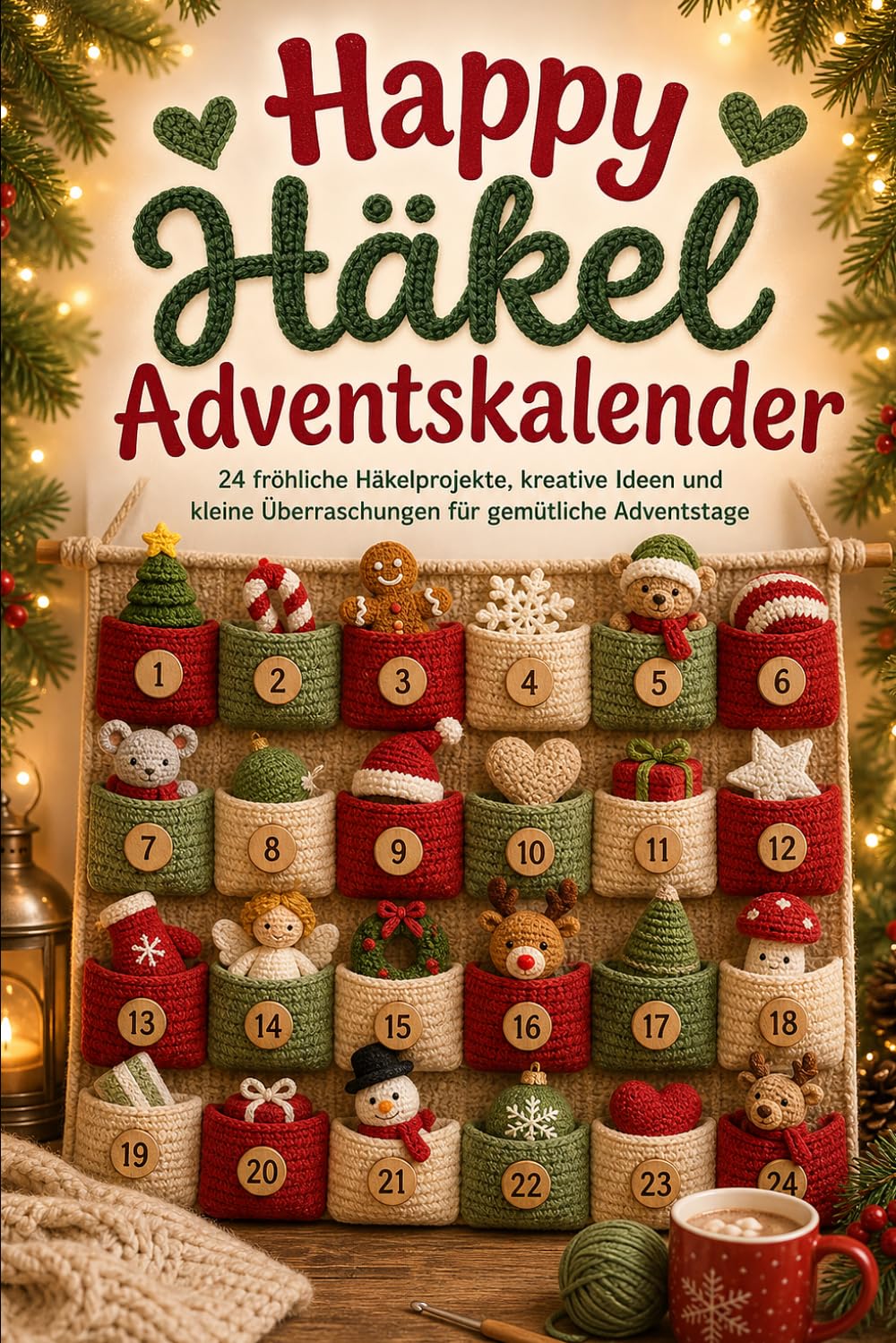 Happy Häkel Adventskalender: 24 fröhliche Häkelprojekte, kreative Ideen und kleine Überraschungen für gemütliche Adventstage (German Edition) baixar livro de graça