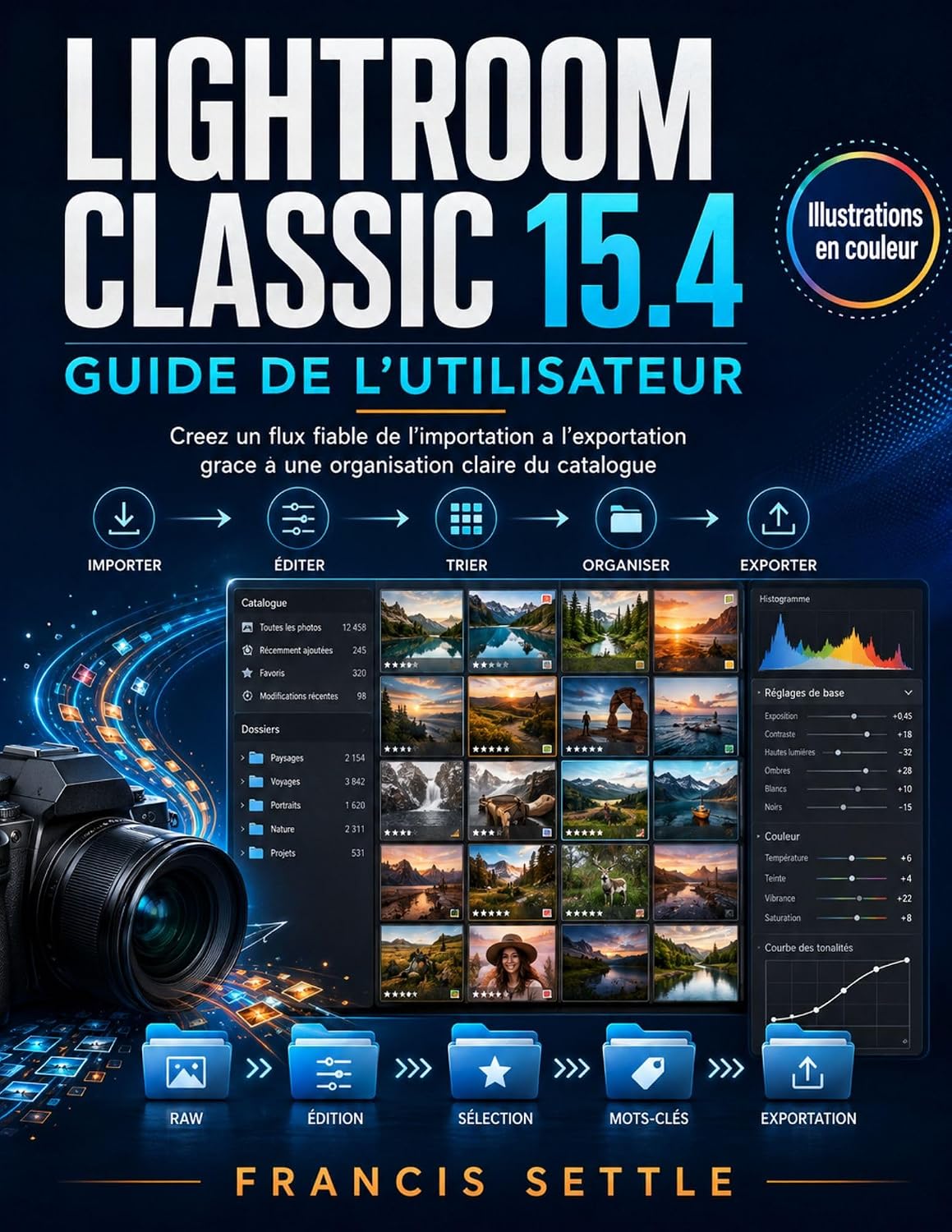 ler totalmente LIGHTROOM CLASSIC 15.4 GUIDE DE L’UTILISATEUR: Creez un flux fiable de l’importation a l’exportation grace a une organisation claire du catalogue (French Edition)