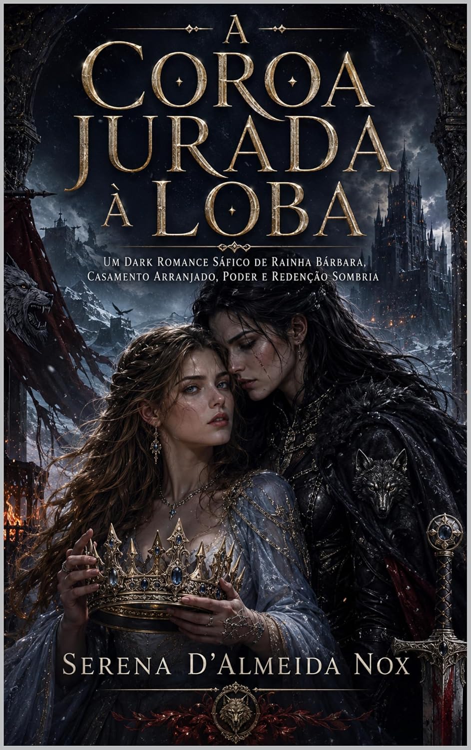 A Coroa Jurada à Loba: Um Dark Romance Sáfico de Rainha Bárbara, Casamento Arranjado, Enemies to Lovers, Poder e Redenção Sombria baixar o livro de graça