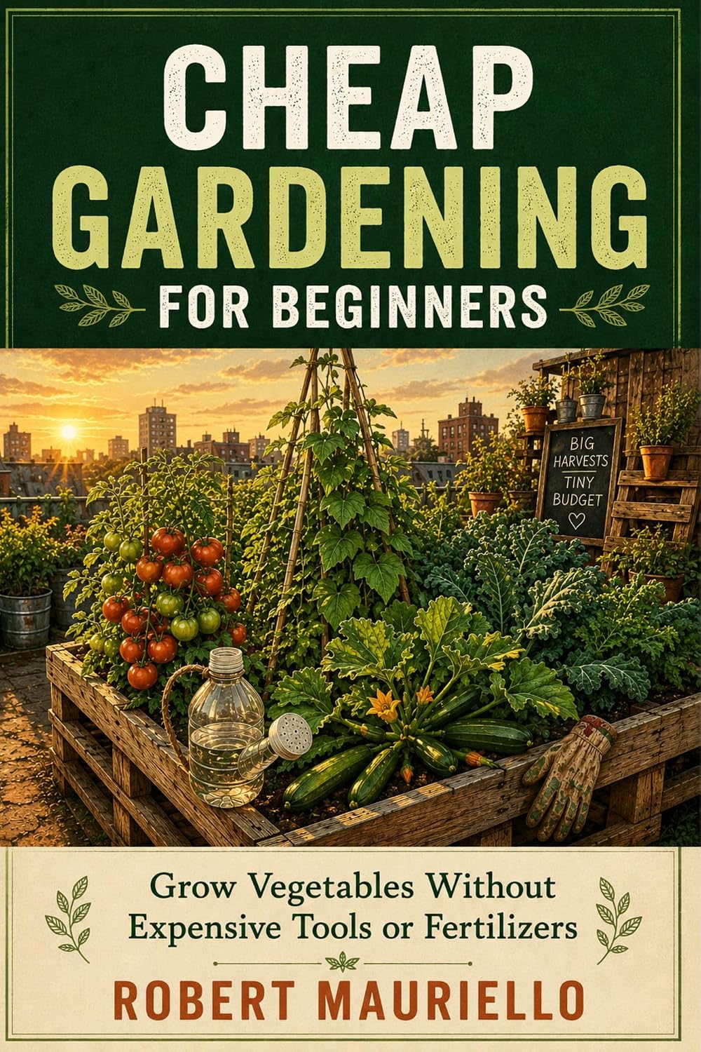 CHEAP GARDENING FOR BEGINNERS: Grow Vegetables Without Expensive Tools or Fertilizers (English Edition) baixar o livro de graça