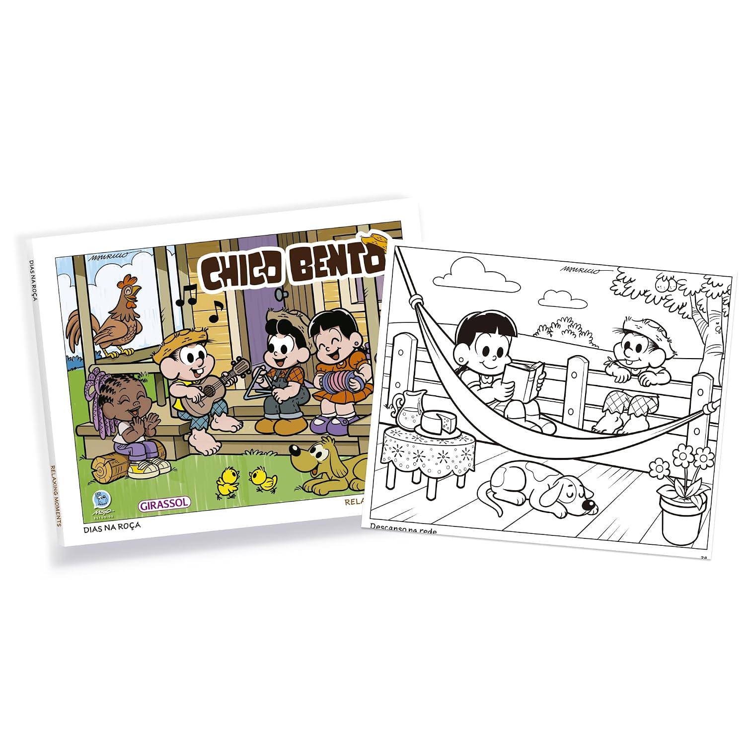 Chico Bento - Dias na Roça: Relaxing Moments - Livro de colorir baixar livro de graça