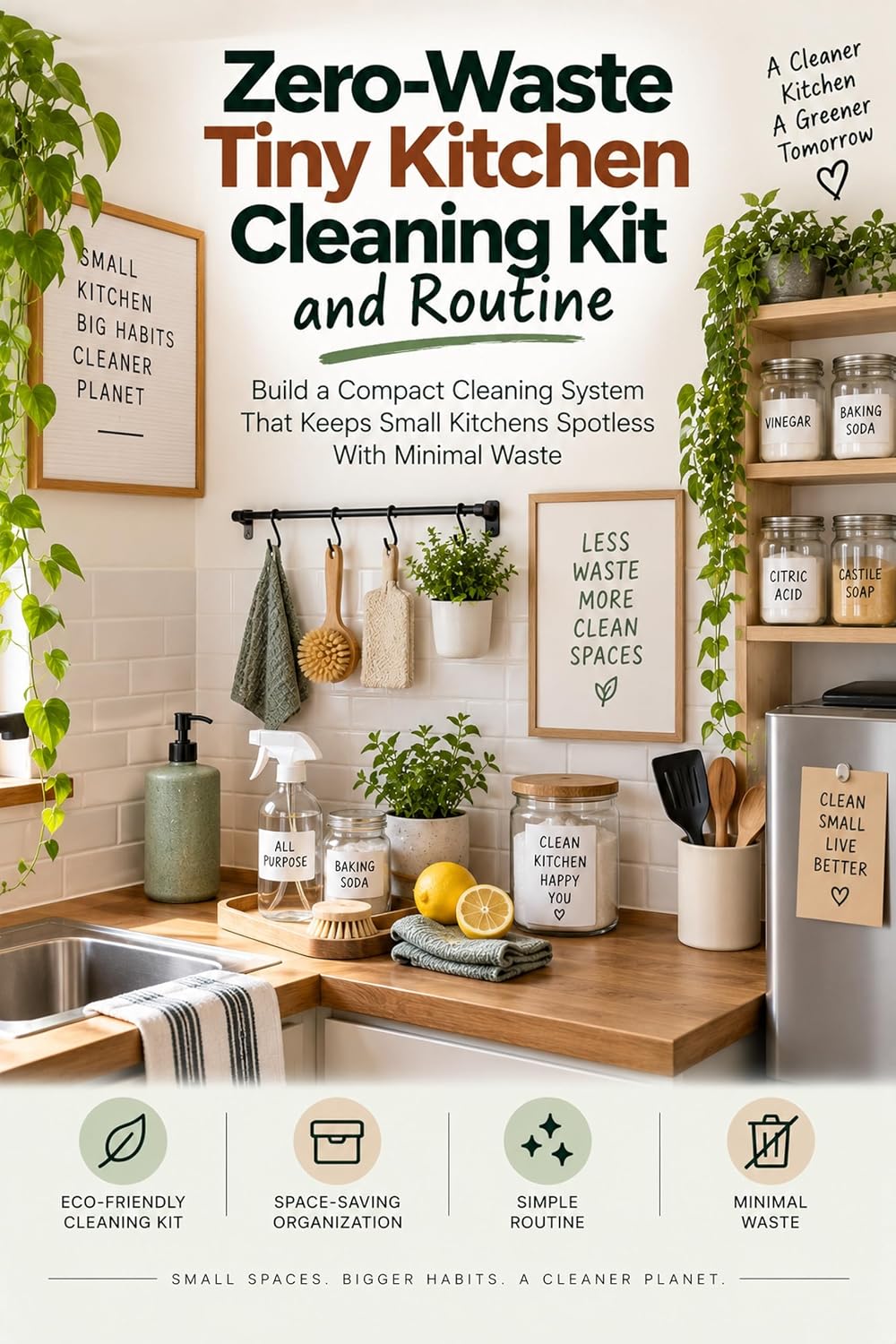 Zero-Waste Tiny Kitchen Cleaning Kit and Routine: Build a Compact Cleaning System That Keeps Small Kitchens Spotless With Minimal Waste (30 Day Spaces:... Home, Transform Your Mind) (English Edition) baixar livro de graça