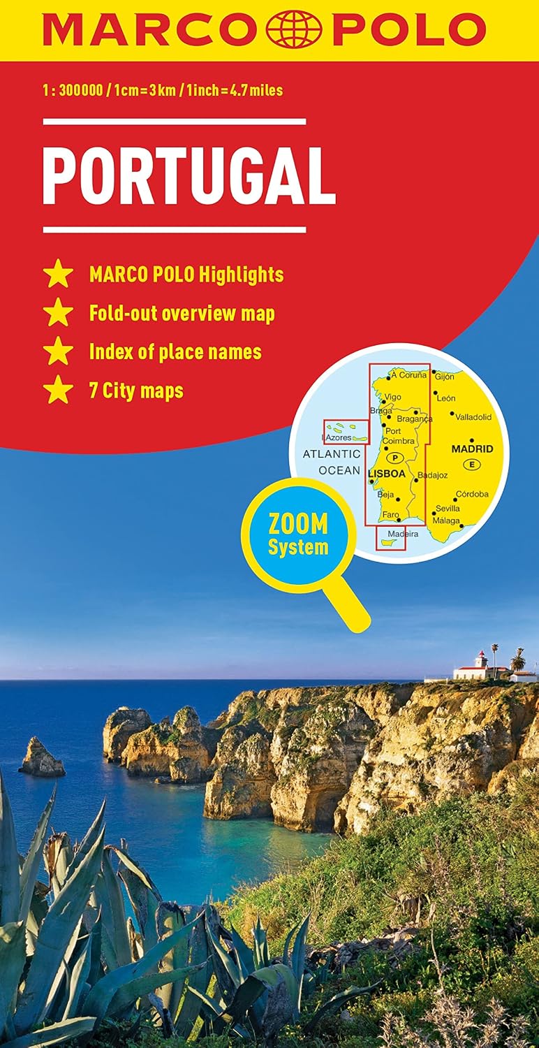 ler totalmente Portugal Marco Polo Map
