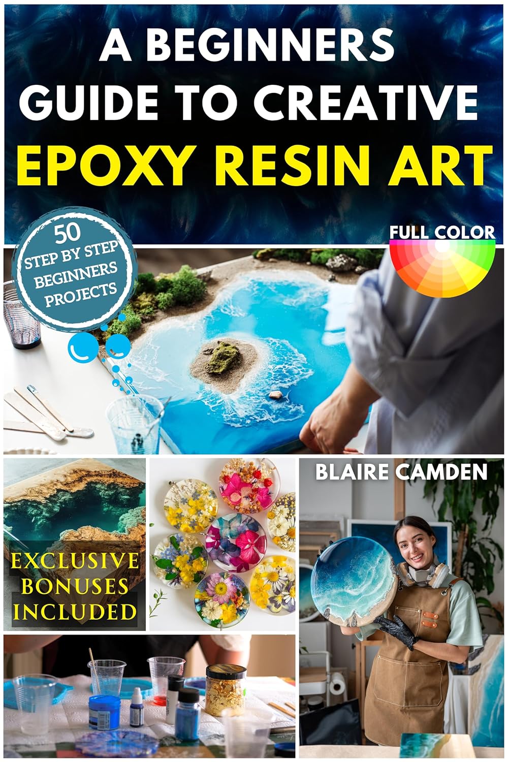 ler totalmente A BEGINNERS GUIDE TO CREATIVE EPOXY RESIN ART: A Complete Step-By-Step Guide With 50 Stunning Projects to Make Jewelry, Coasters, Home Décor, Gifts, Tabletops... Selling Secrets Included (English Edition)