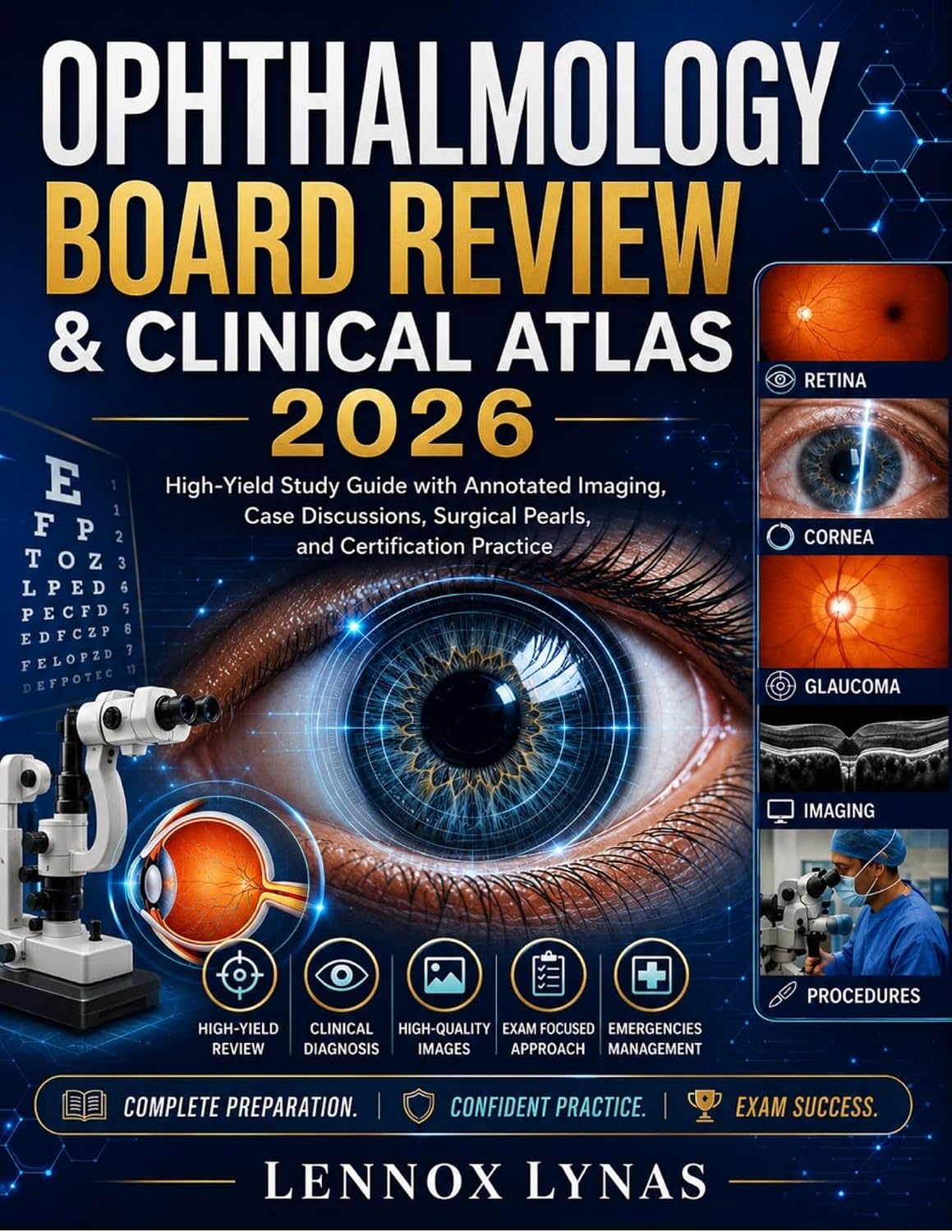 OPHTHALMOLOGY BOARD REVIEW & CLINICAL ATLAS: High-Yield Study Guide with Annotated Imaging, Case Discussions, Surgical Pearls, and Certification Practice (English Edition) baixar o livro de graça