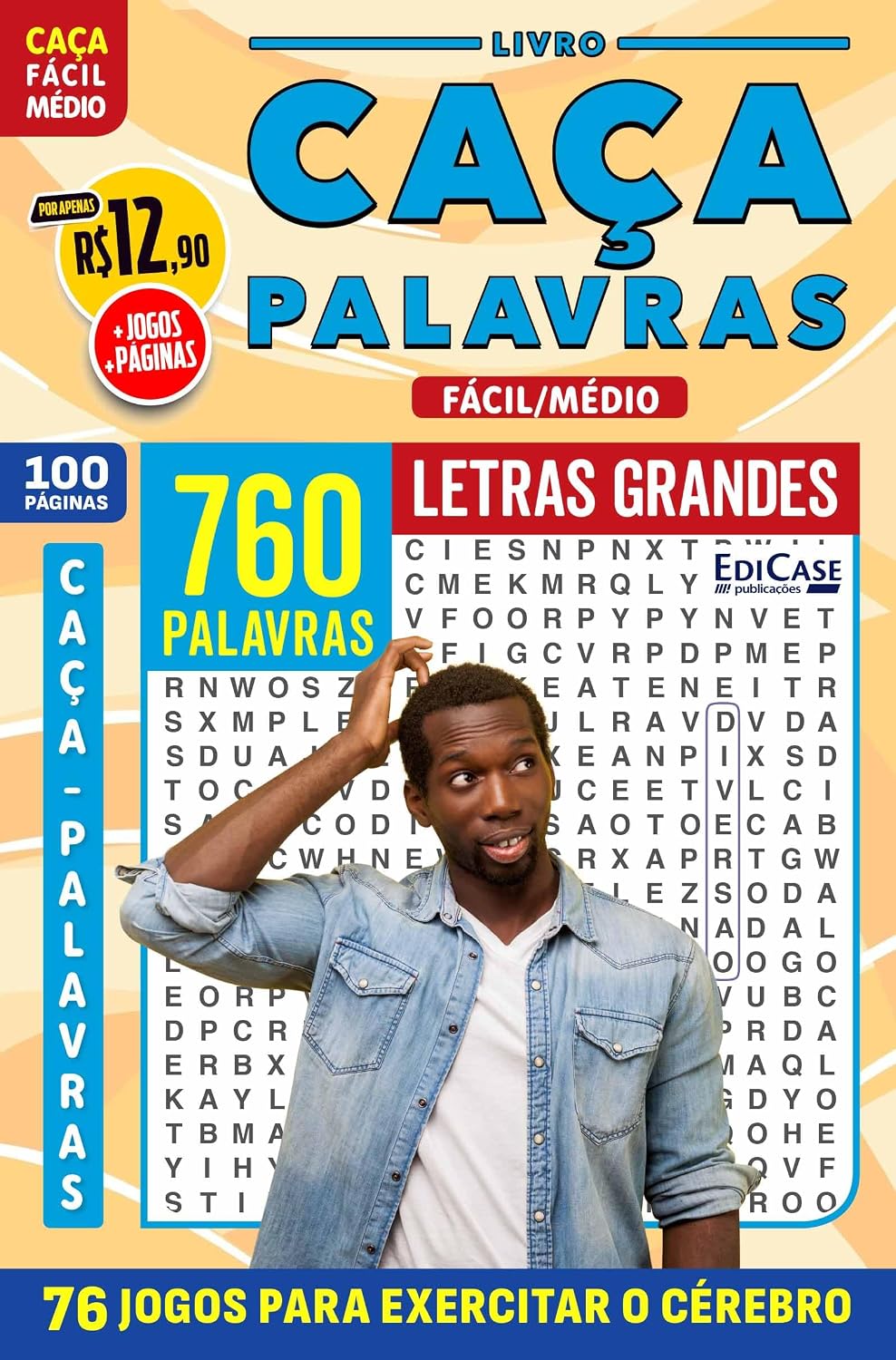 Livro Caça-Palavras 85 + Lápis de Brinde: Nível Fácil/ Médio - 76 Jogos para exercitar o cérebro baixar o livro de graça