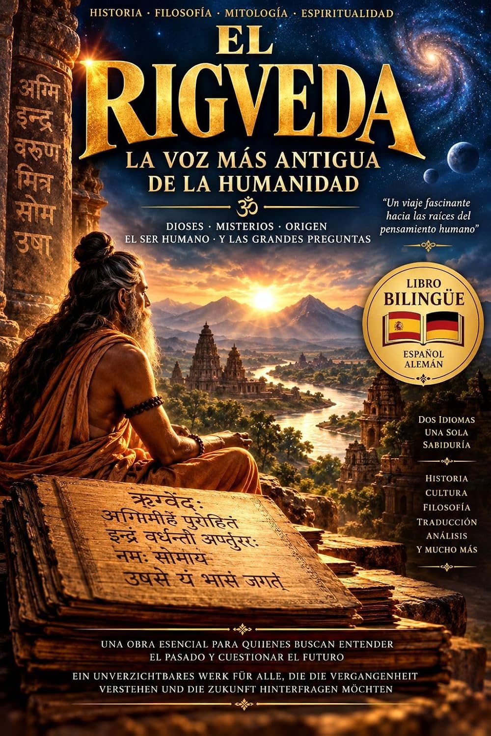 ler totalmente RIGVEDA: LA VOZ ANTES DEL PRINCIPIO: El conocimiento perdido, los antiguos dioses y el mayor misterio de la humanidad (Spanish Edition)