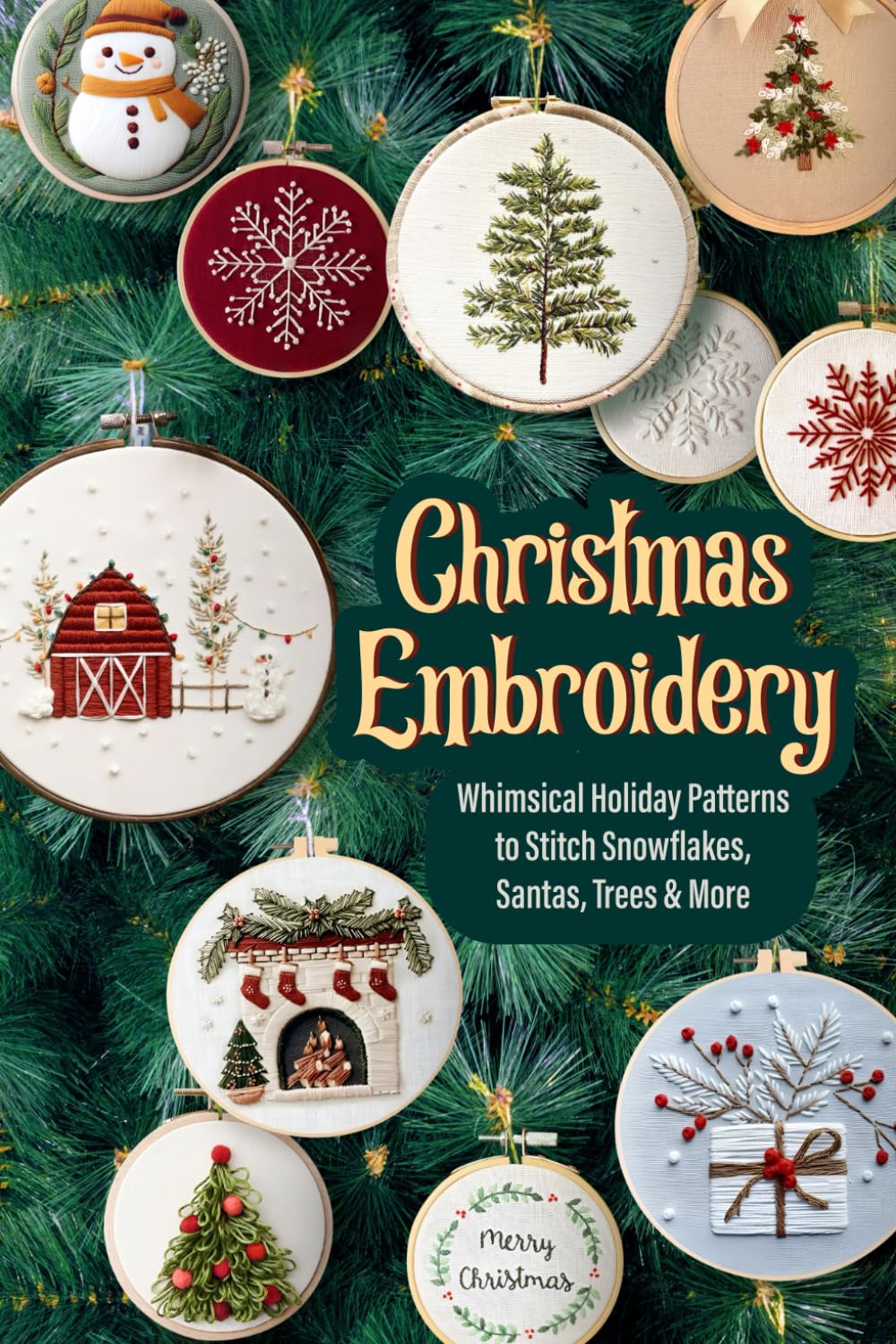 Christmas Embroidery: Whimsical Holiday Patterns to Stitch Snowflakes, Santas, Trees & More baixar livro de graça