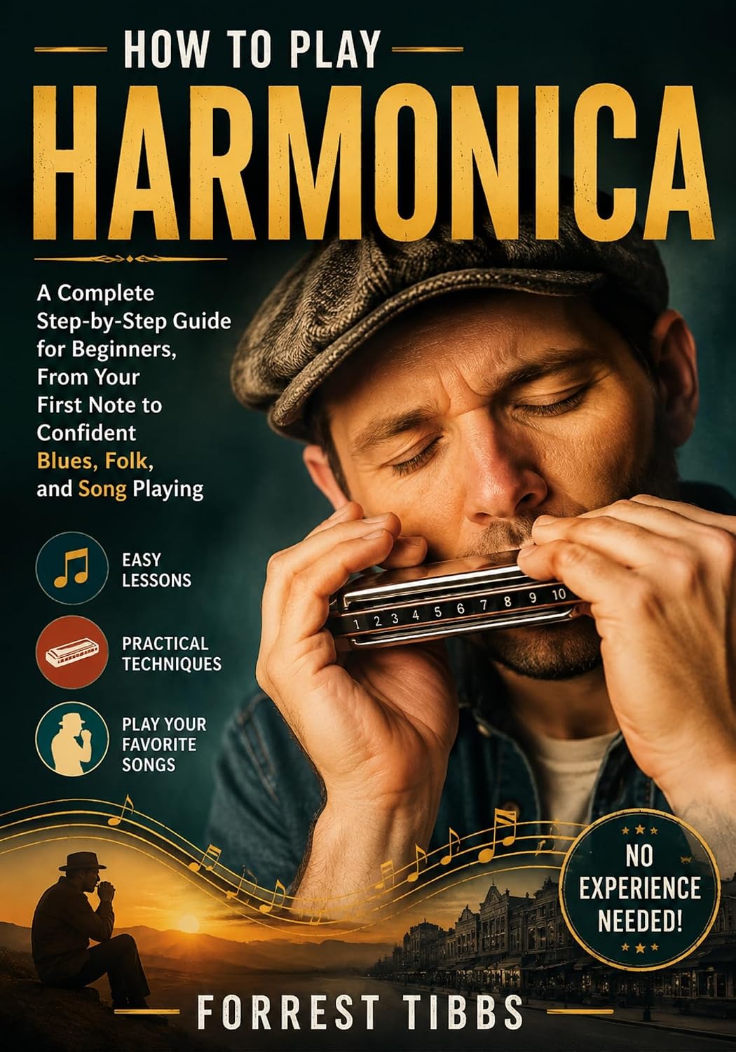 ler totalmente HOW TO PLAY HARMONICA: A Complete Step-by-Step Guide for Beginners, From Your First Note to Confident Blues, Folk, and Song Playing (English Edition)