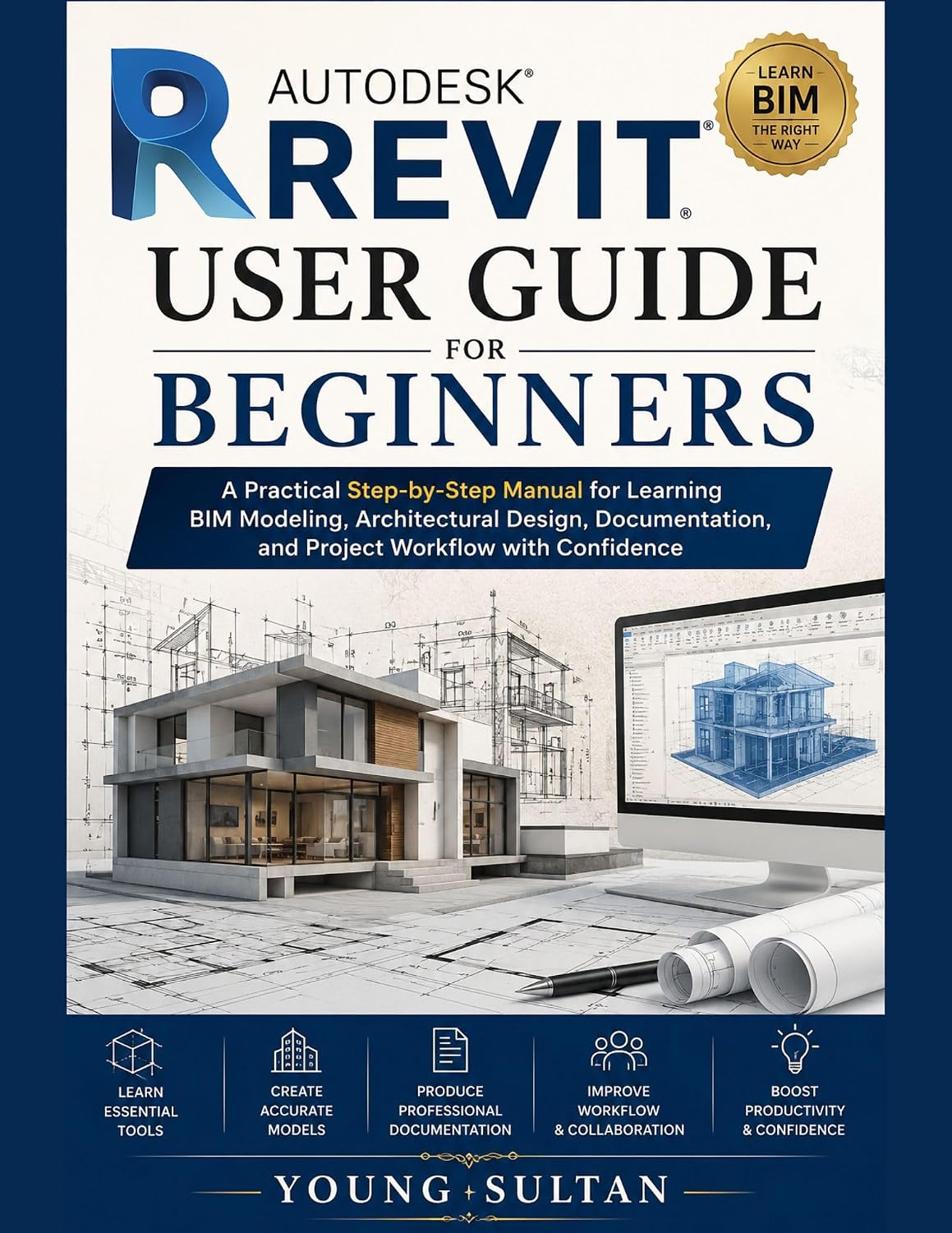 capítulo por capítulo baixar Autodesk Revit User Guide For Beginners: A Practical Step-by-Step Manual for Learning BIM Modeling, Architectural Design, Documentation, and Project Workflow with Confidence (English Edition)