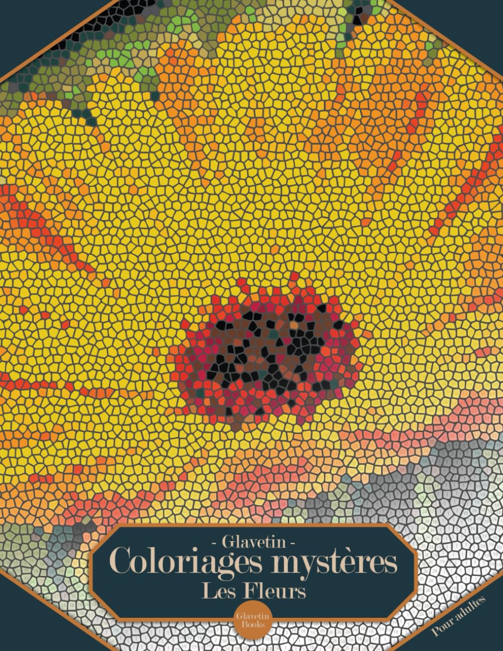 ler totalmente Glavetin - Coloriages mystères - Les Fleurs: Livre de coloriage par numéro pour adultes dans un style de mosaïque (French Edition)