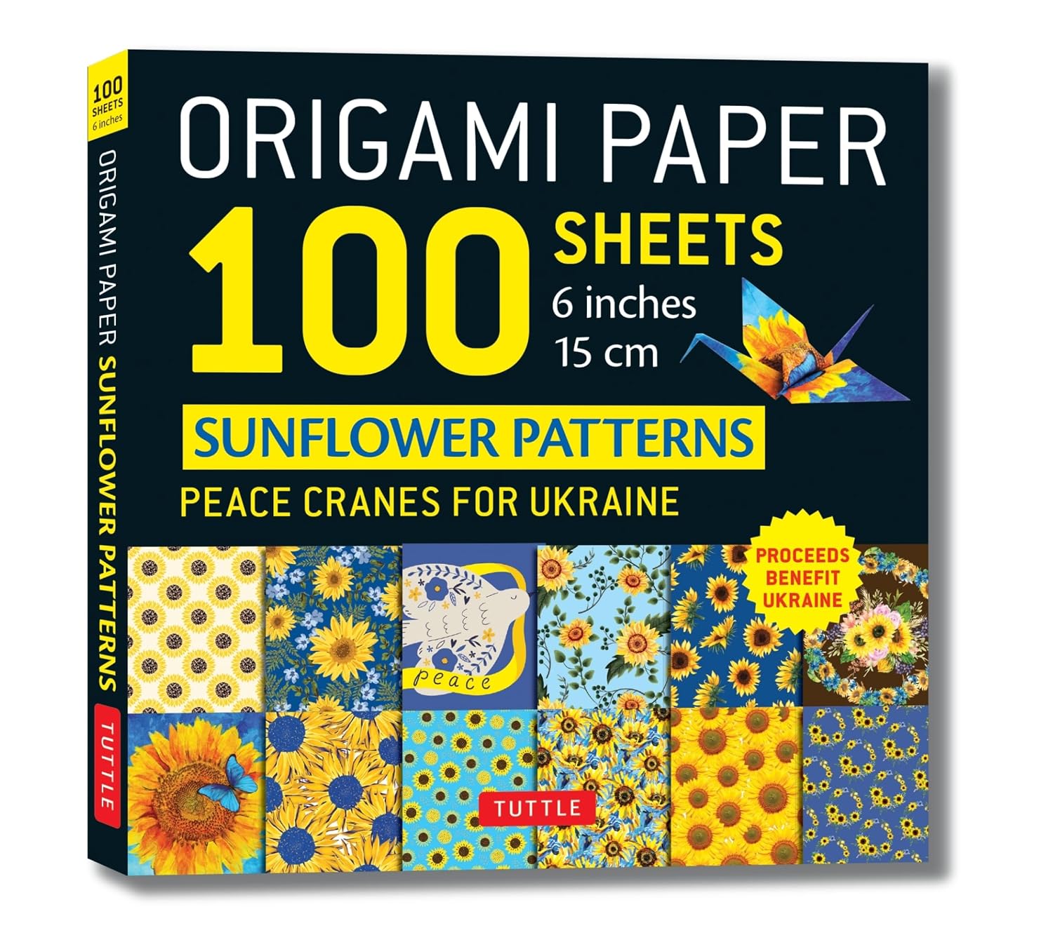Origami Paper 100 Sheets Sunflower Patterns 6 (15 CM): Peace Cranes for Ukraine - Tuttle Origami Paper: Double-Sided Origami Sheets Printed with 12... (Instructions for 6 Projects Included) baixar o livro de graça