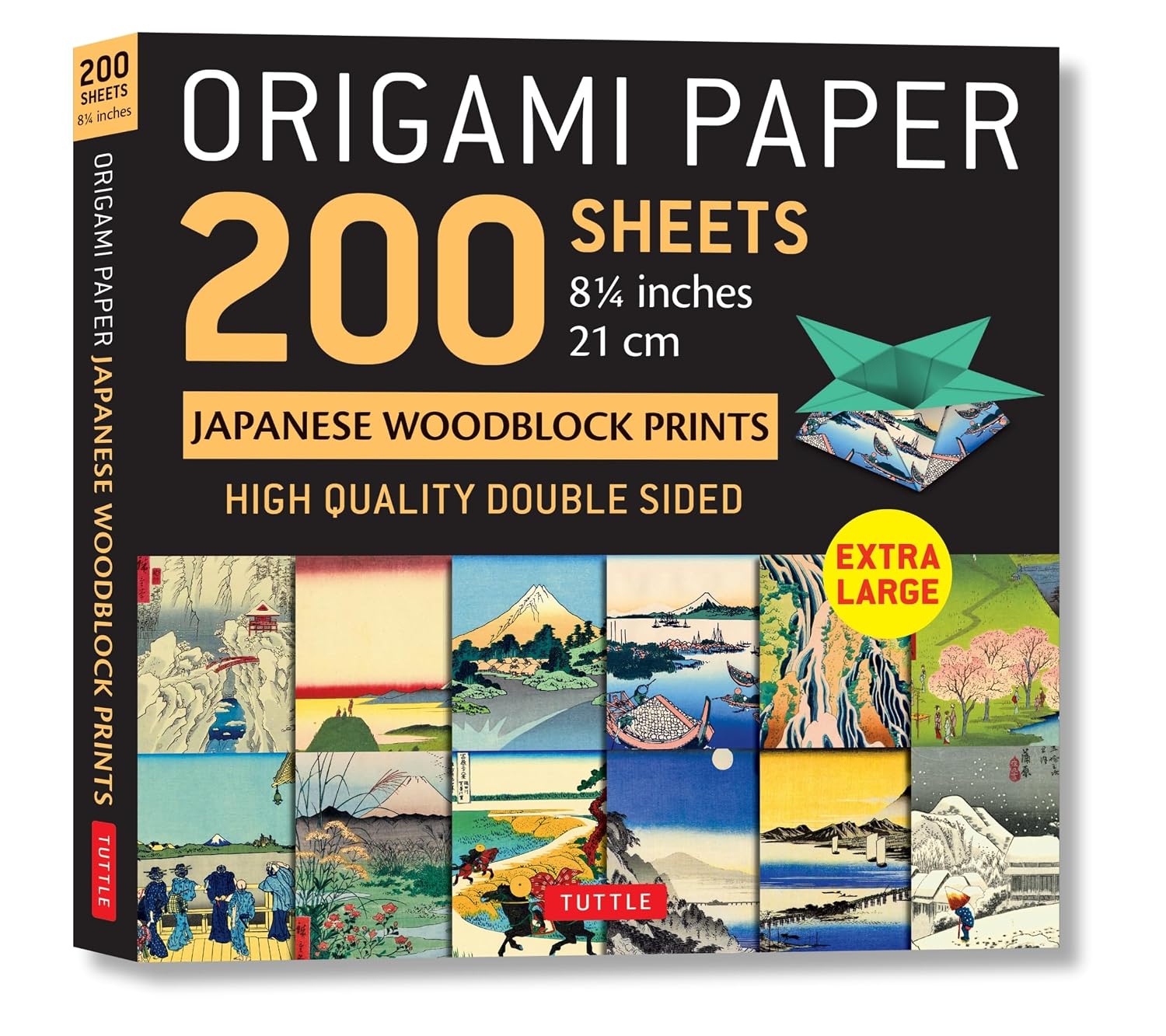 Origami Paper 200 Sheets Japanese Woodblock Prints 8 1/4: Extra Large Tuttle Origami Paper: High-Quality Double Sided Origami Sheets Printed with 12 ... Prints (Instructions for 6 Projects Included)
