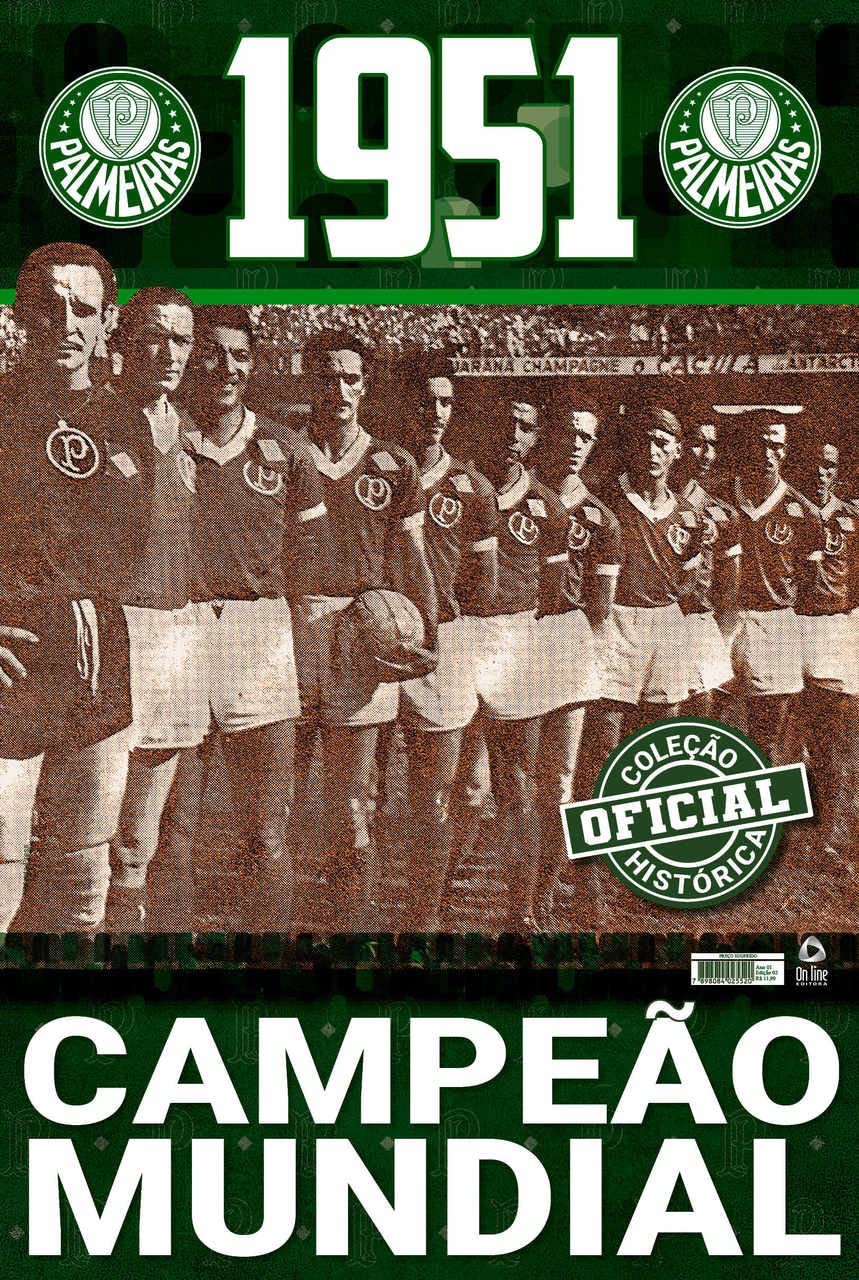 Coleção Oficial Histórica Palmeiras Edição 02 - Campeão Mundial de 1951