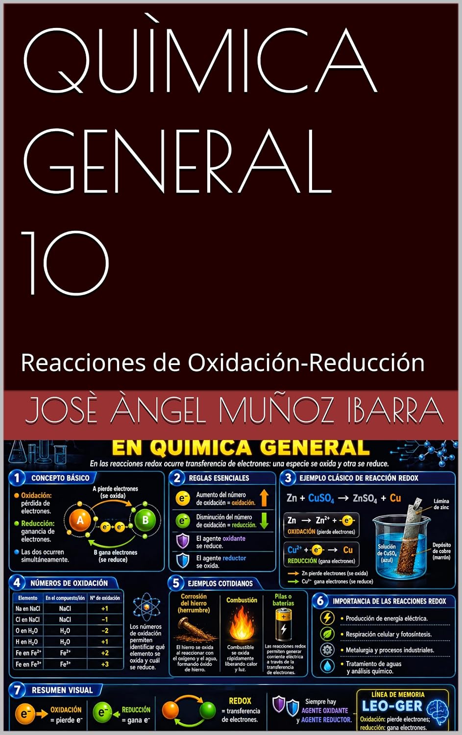 capítulo por capítulo baixar QUÌMICA GENERAL 10: Reacciones de Oxidación-Reducción (Spanish Edition)