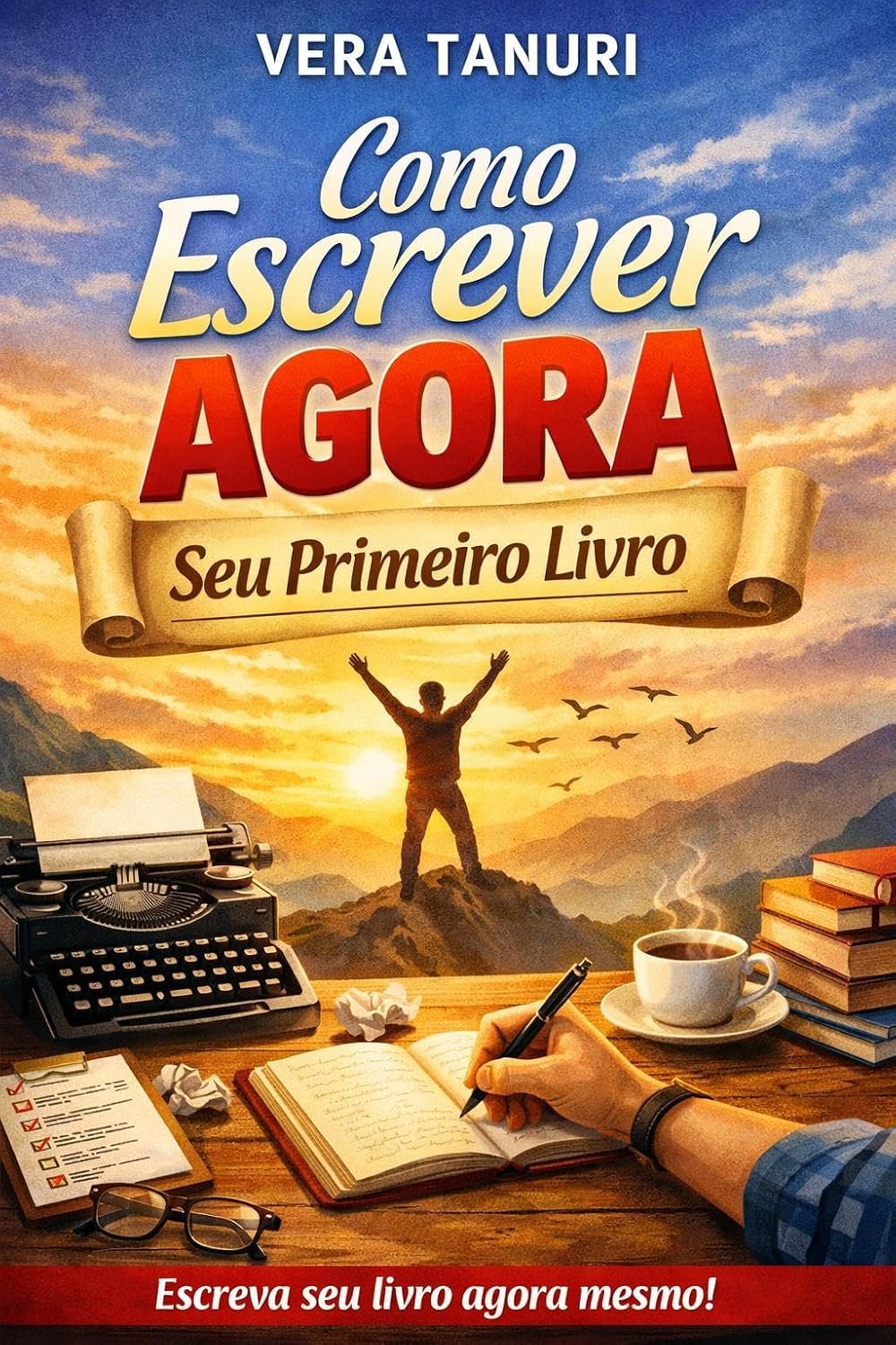 ler totalmente COMO ESCREVER AGORA SEU PRIMEIRO LIVRO: Guia Prático de Escrita Criativa, Estrutura Narrativa, Personagens, Diálogos, Revisão e Publicação
