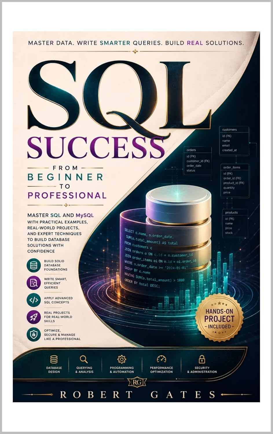 ler totalmente SQL Success: FSQL Success: From Beginner to Professionalrom Beginner to Professional: Master SQL and MySQL with Practical Projects, Real World Examples, and Industry Ready Skills (English Edition)