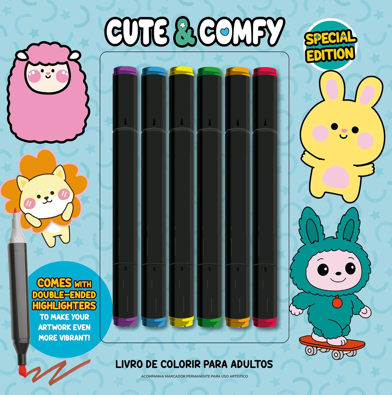 Cute & Comfy Coloring Book for Adults - Special Edition - Livro de Colorir Adulto baixar o livro de graça
