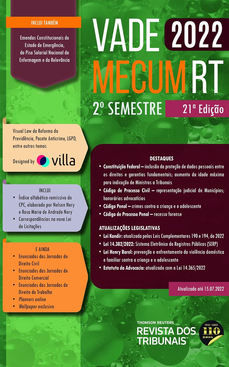 ler totalmente Vade Mecum RT 2022 - 2° Semestre - 21ª Edição