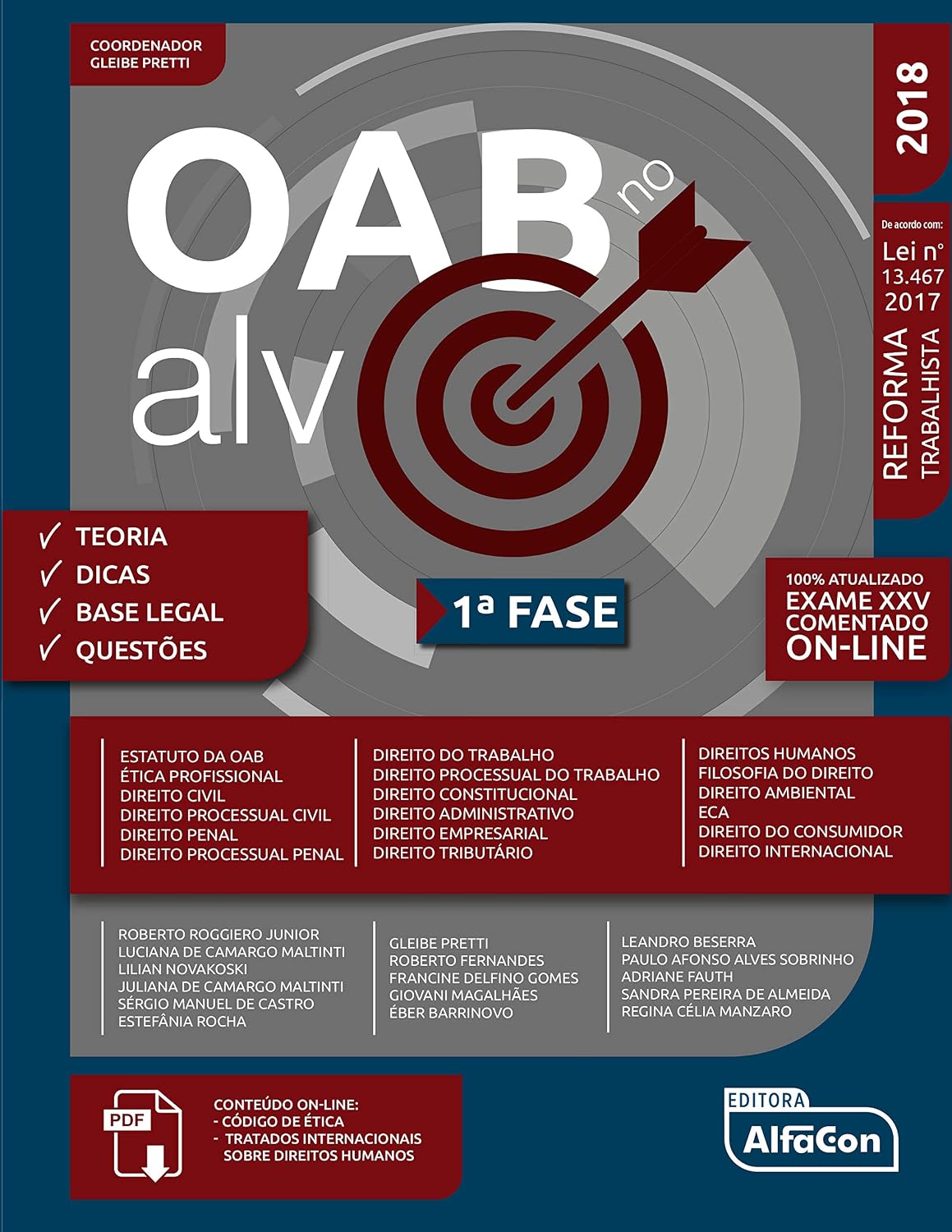 OAB no alvo - 1ª fase - 2018 baixar o livro de graça