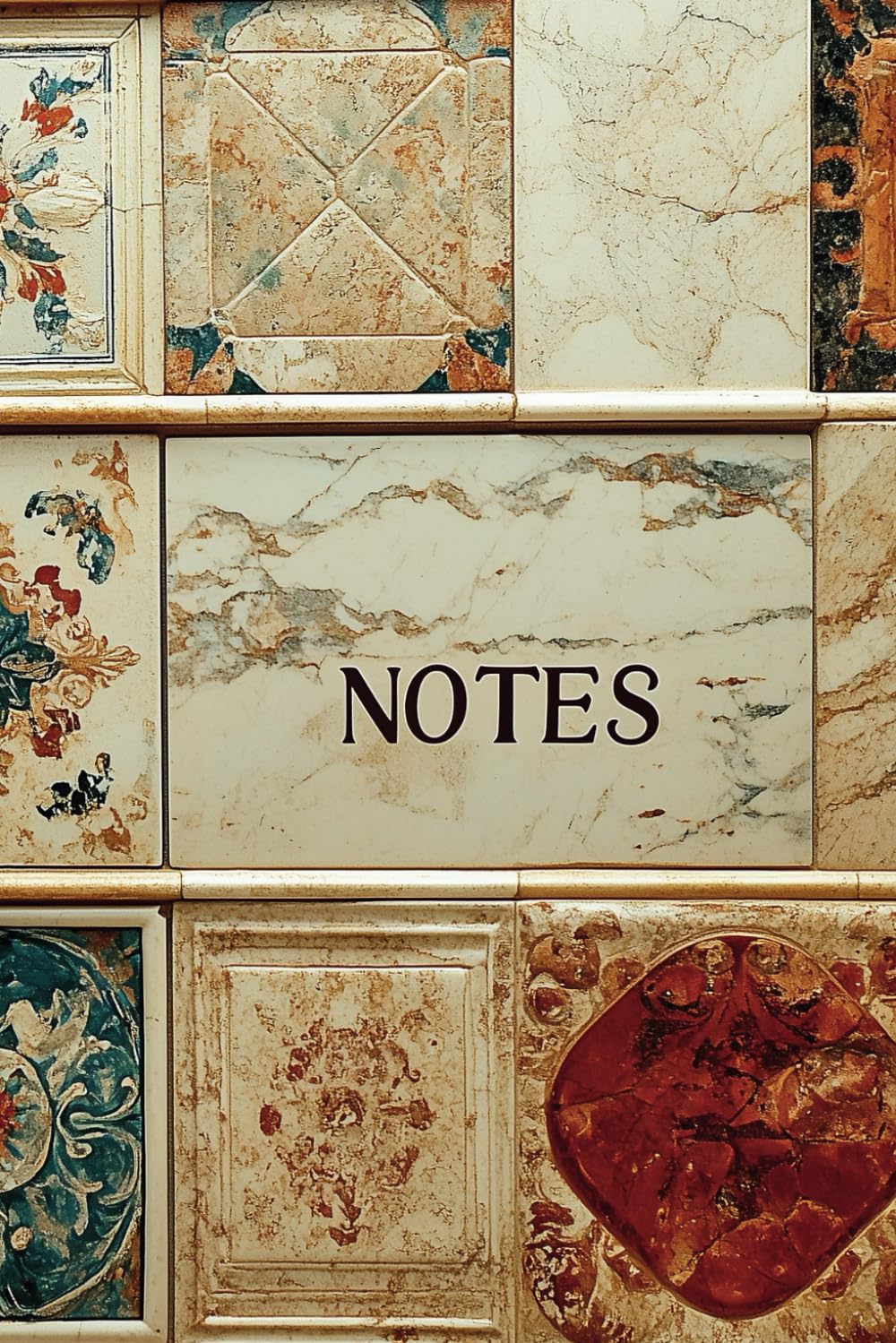 capítulo por capítulo baixar Notes: Lined Notebook with Mosaic Tile Design, 6x9, Ruled, 120 Premium Pages | Margin Masters Mosaic Series #107