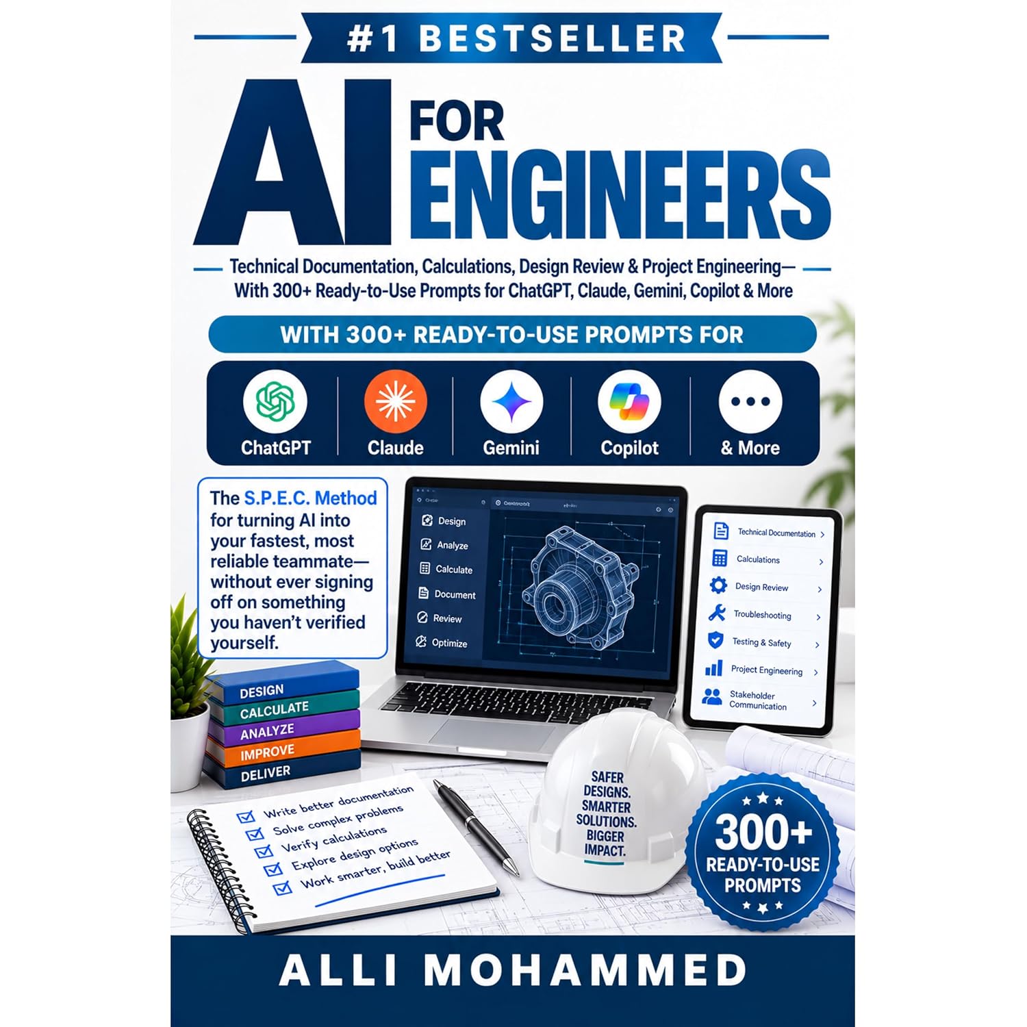 ler totalmente AI for Engineers: Technical Documentation, Calculations, Design Review & Project Engineering—With 300+ Ready-to-Use Prompts for ChatGPT, Claude, Gemini,... AI Professional Series) (English Edition)