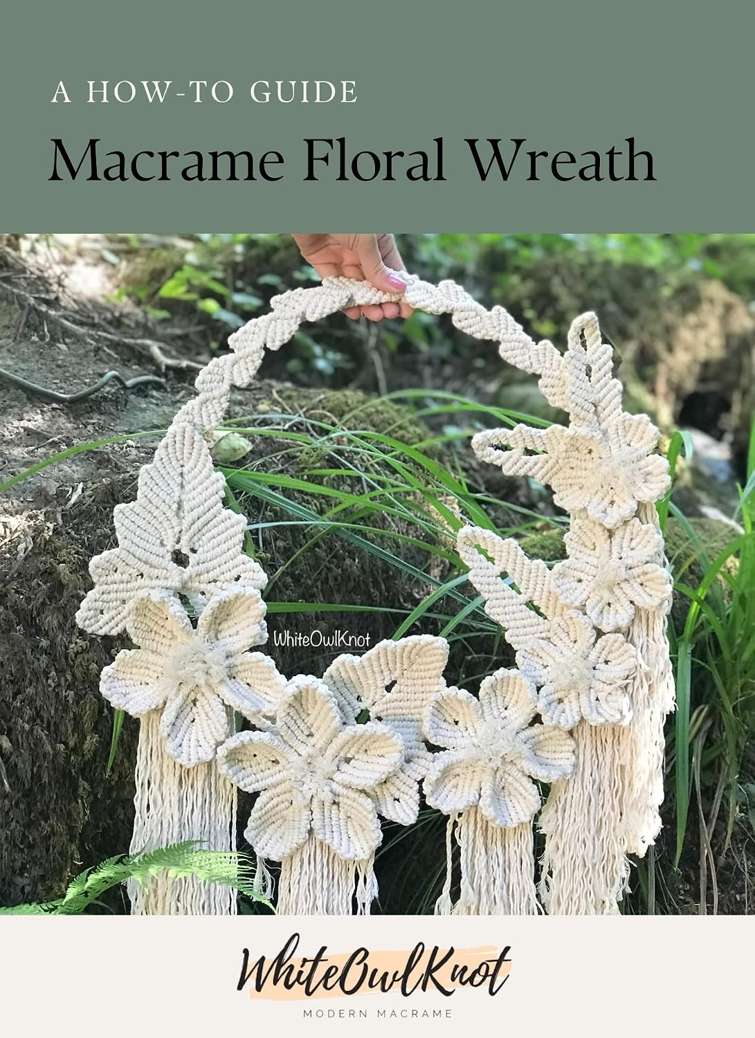 ler totalmente Macrame Floral Wreath.: Complete DIY Pattern (English Edition)