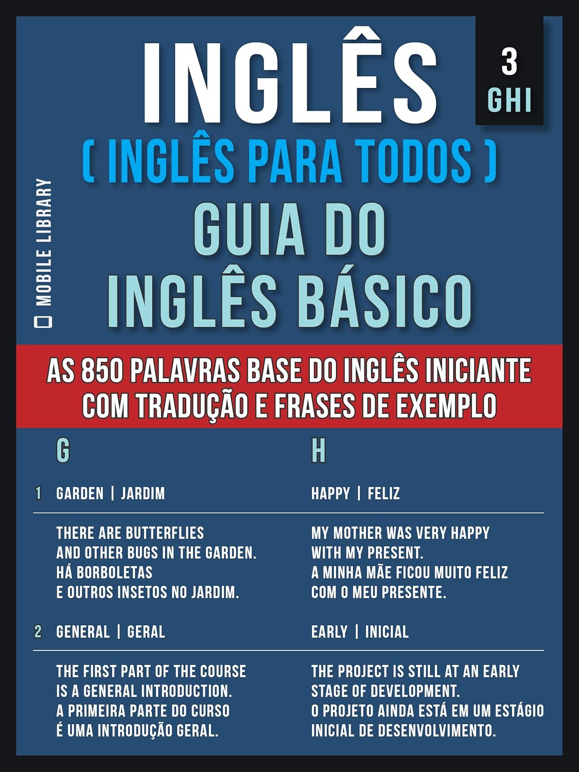 3 - GHI - Inglês ( Inglês Para Todos ) Guia do Inglês Básico: Aprenda as 850 palavras base do Inglês iniciante, com tradução e frases de exemplo baixar o livro de graça