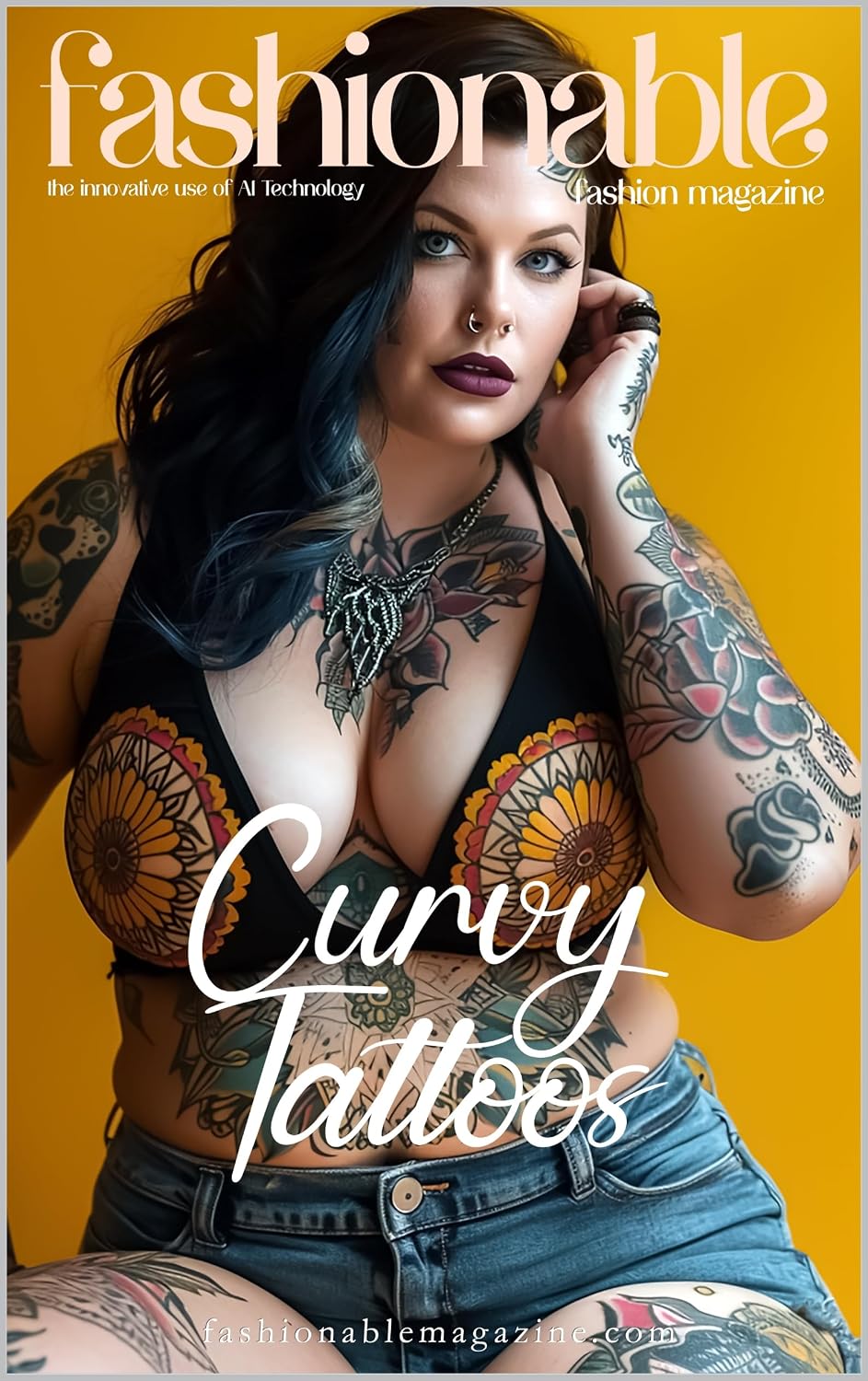 Fashionable Magazine: Curvy Tattoos - The Power of Curves and Tattoos: Beauty and Empowerment Where Curves Meet Ink, and Confidence Shines (Fashionable... AI Technology Book 39) (English Edition) baixar livro de graça