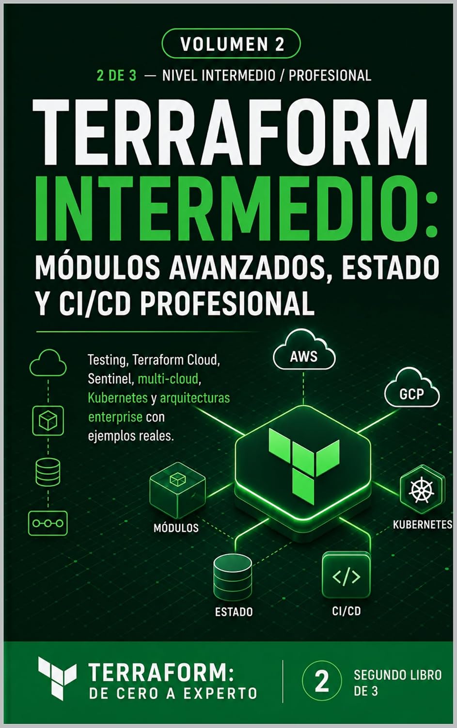 Terraform Intermedio Módulos Avanzados, Estado y CI/CD Profesional: Testing, Terraform Cloud, Sentinel, multi-cloud, Kubernetes y arquitecturas enterprise... DE CERO A EXPERTO) (Spanish Edition) baixar o livro de graça