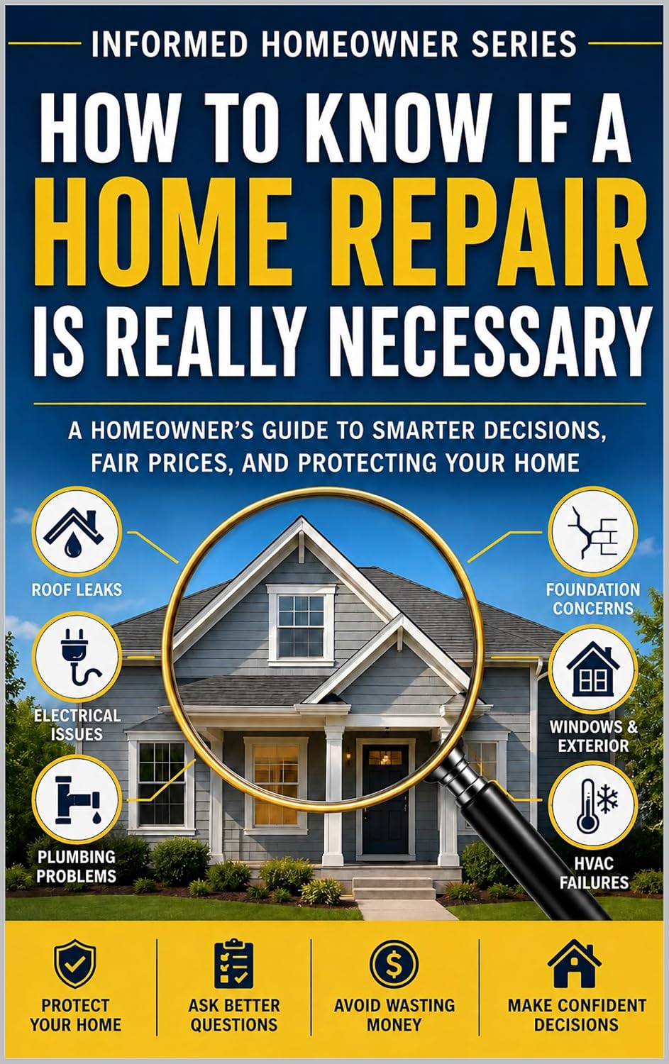 capítulo por capítulo baixar How to Know if a Home Repair is Really Necessary: A Homeowner's Guide to Smarter Decisions, Fair Prices, and Protecting Your Home (Informed Homeowner Book 13) (English Edition)