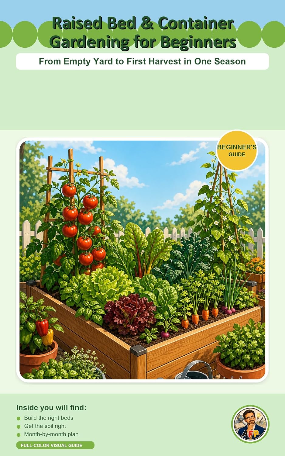 Raised Bed & Container Gardening for Beginners: From Empty Yard to First Harvest in One Season (English Edition) baixar o livro de graça