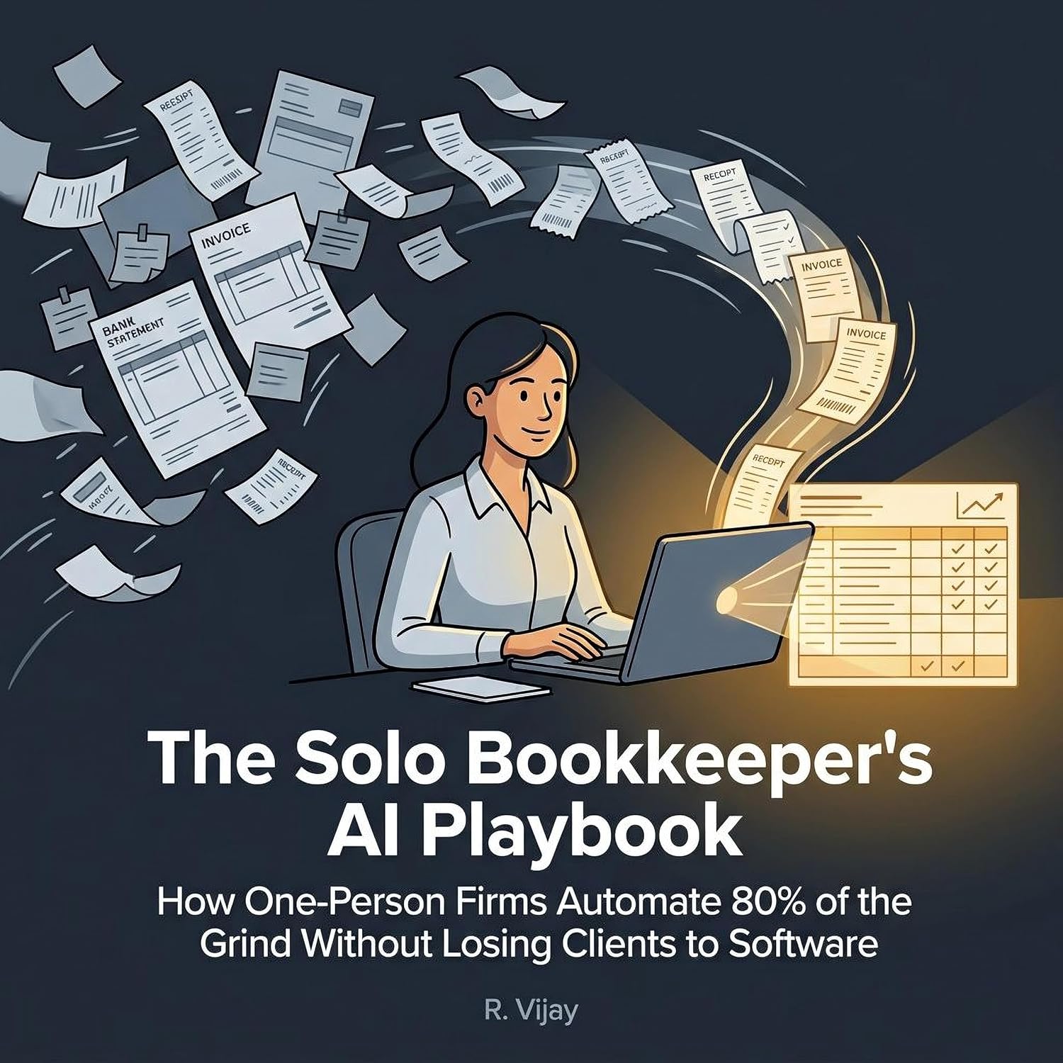 ler totalmente The Solo Bookkeeper's AI Playbook: How One-Person Firms Automate 80% of the Grind Without Losing Clients to Software — AI Bookkeeping, Automation & Client... for Solo Practitioners (English Edition)