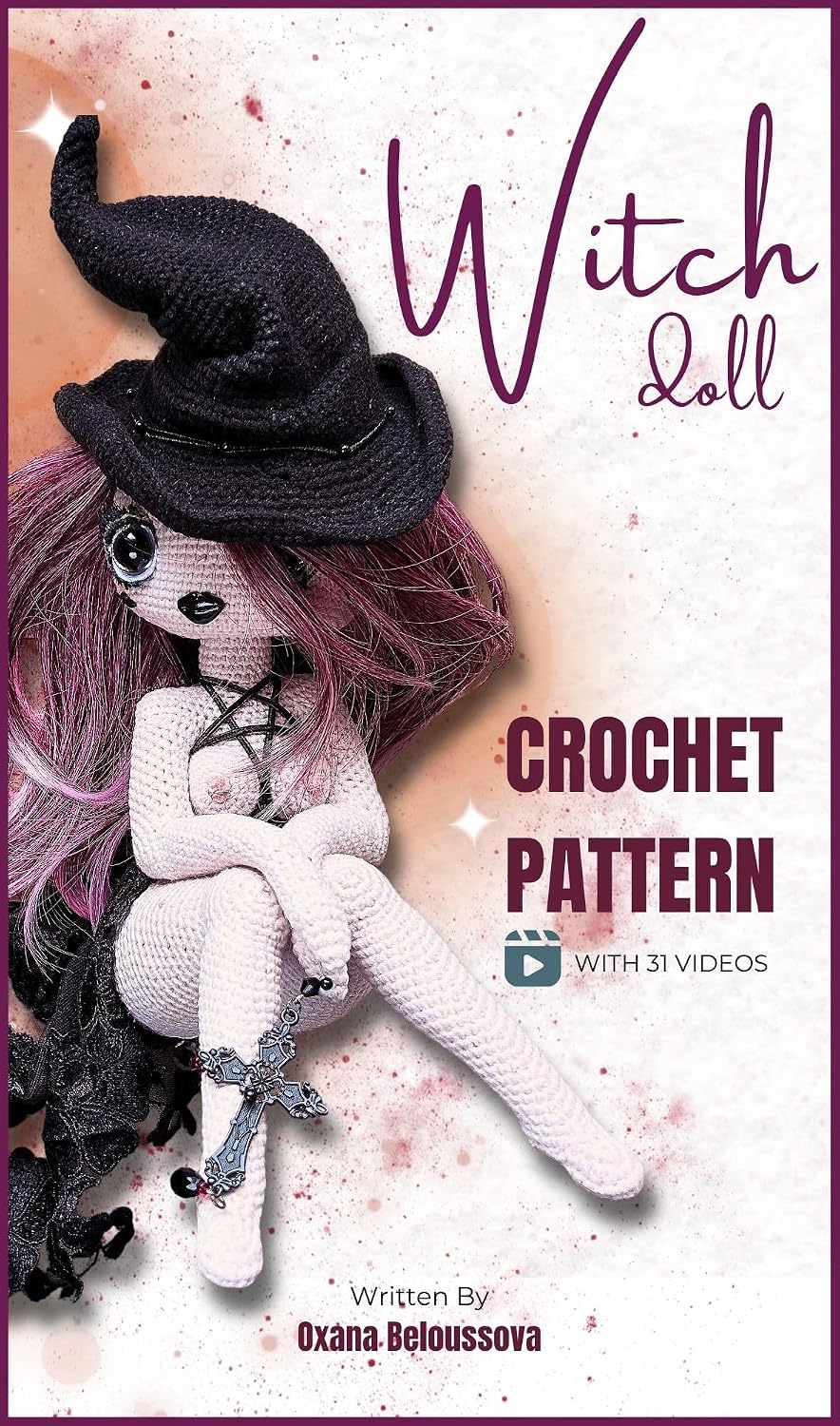 capítulo por capítulo baixar Witch Doll: Crochet Pattern With 31 Videos (Monoxatoys Crochet Patterns Series) (English Edition)