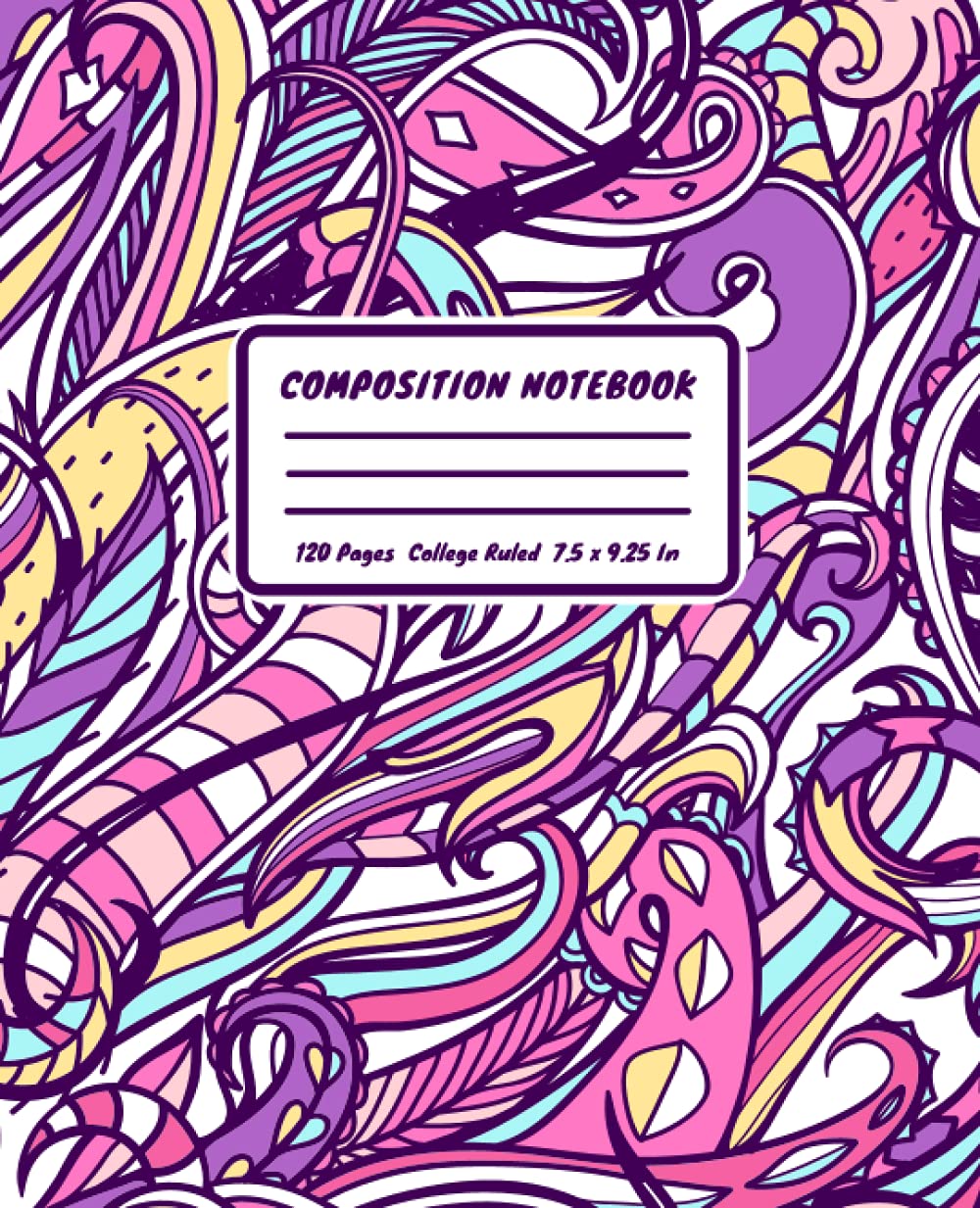 Camouflage Composition Notebook: Octopus Tentacles College Ruled Notebook for School Work and Note Taking 120 Blank Ruled Pages 7,5 x 9,25 Inches Matte Finish Cover baixar livro de graça