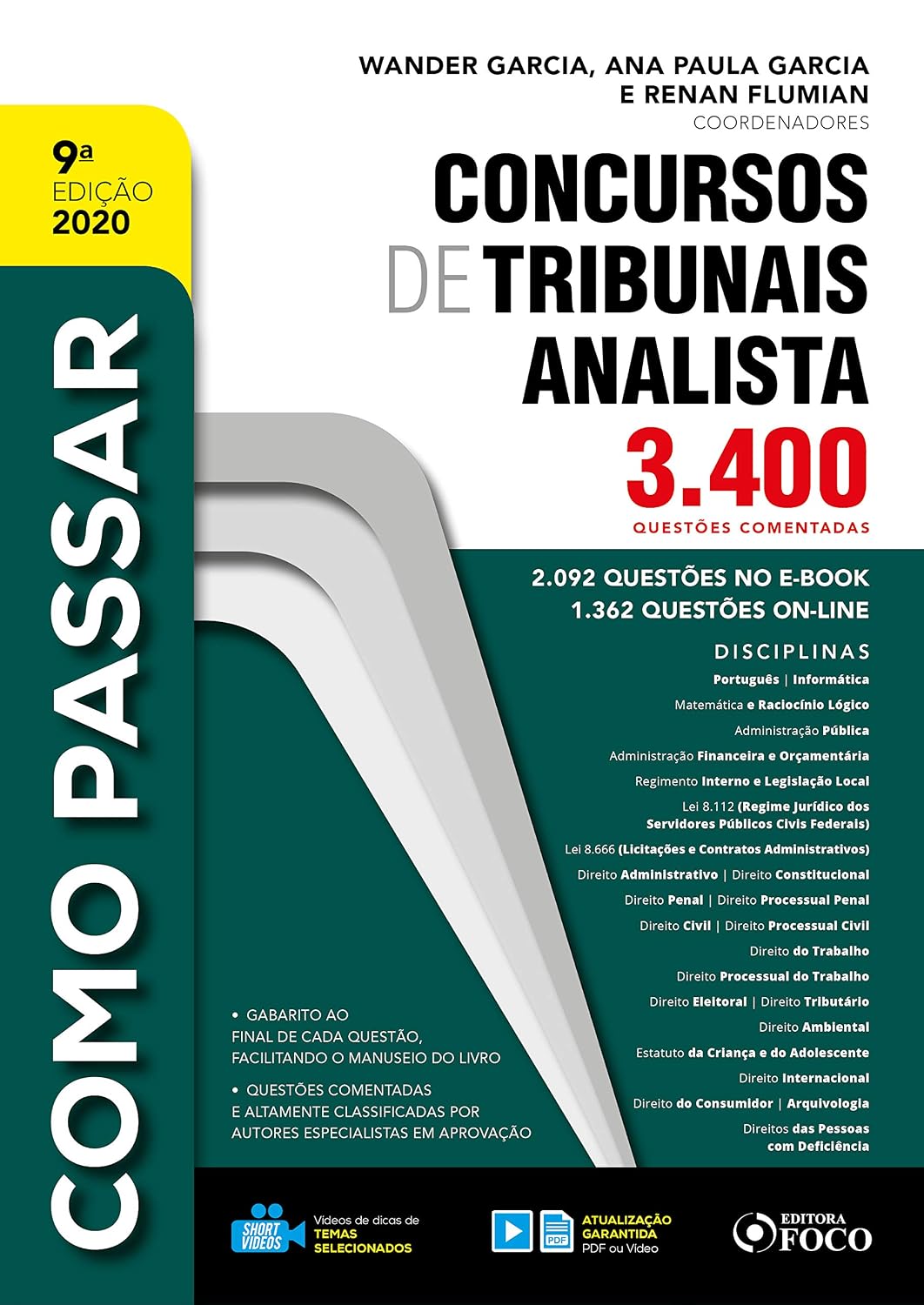 capítulo por capítulo baixar Como passar em concursos de tribunais analista: 3.400 Questões comentadas - 2020