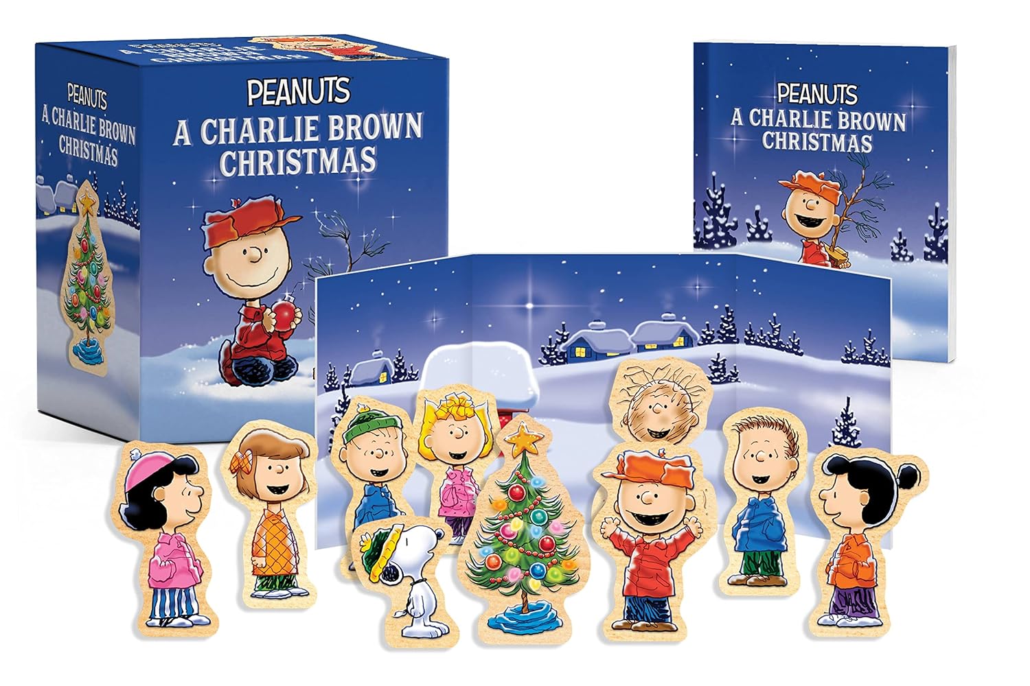 ler totalmente Peanuts: A Charlie Brown Christmas Wooden Collectible Set