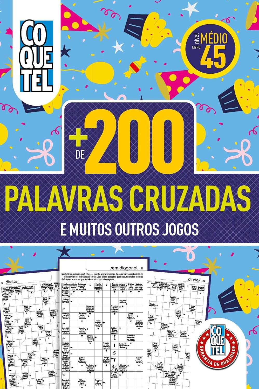 Livro Coquetel Mais de 200 Palavras Cruzadas 45 baixar o livro de graça