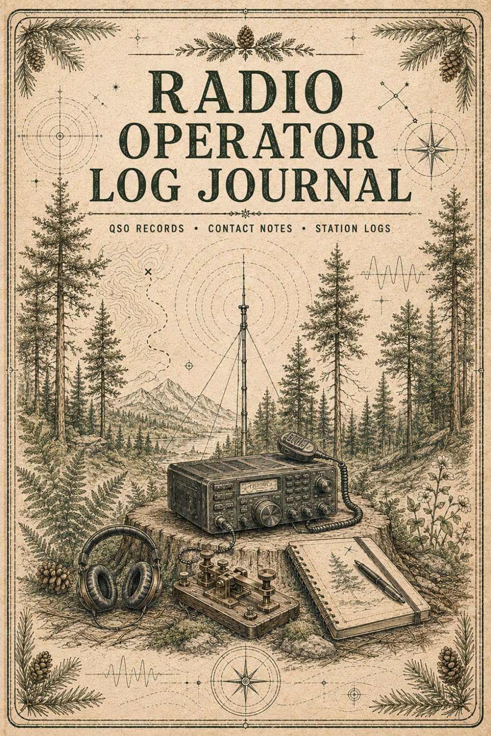 Radio Operator Log Journal: Communication Record Book to Organize Contact Information, Bands, Modes, Time, Distance and Performance Notes baixar livro de graça