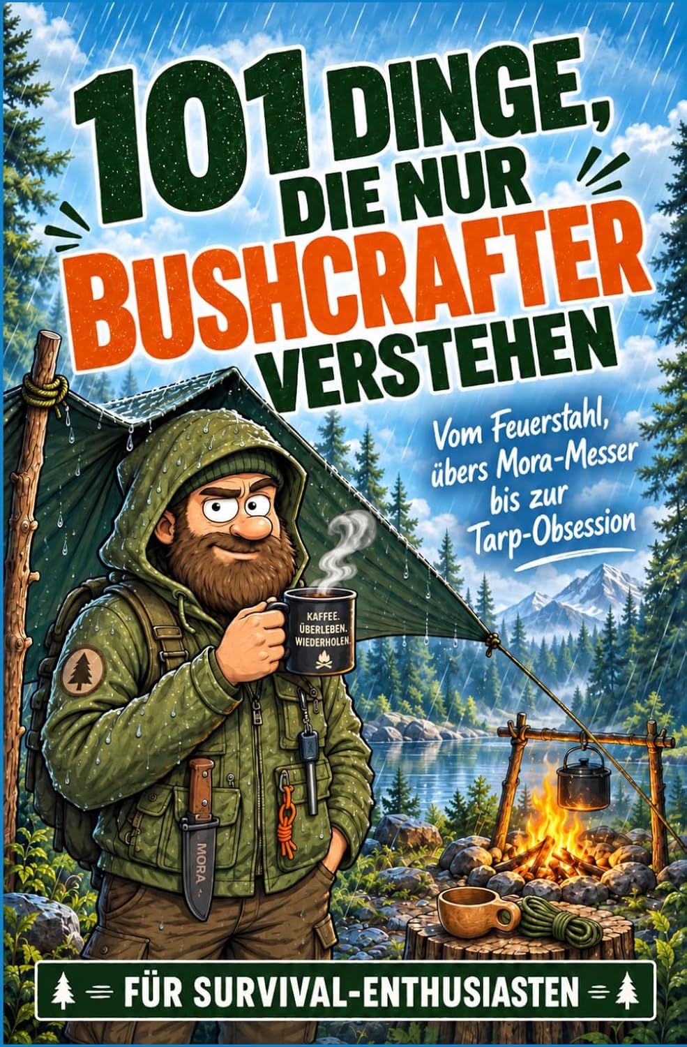 101 Dinge, die nur Bushcrafter verstehen: Vom Feuerstahl, übers Mora-Messer bis zur Tarp-Obsession | Geschenk für Survival-Enthusiasten (German Edition) baixar o livro de graça