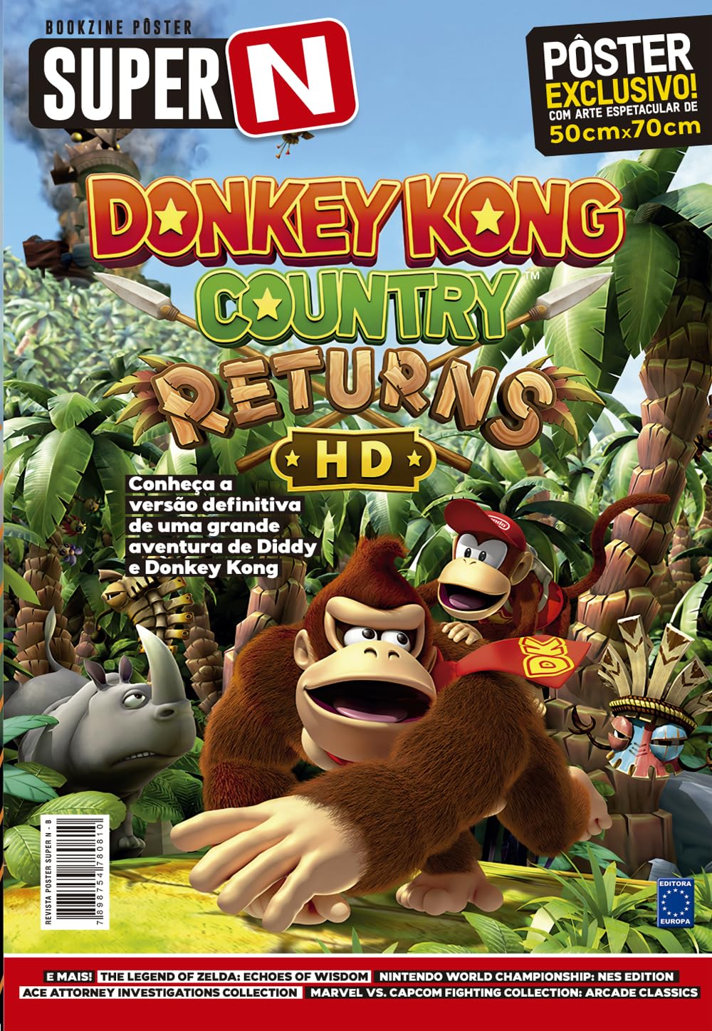 capítulo por capítulo baixar Donkey Kong Country Returns HD - Superpôster Super N