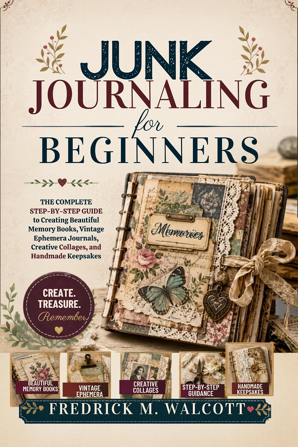 Junk Journaling for Beginners: The Complete Step-by-Step Guide to Creating Beautiful Memory Books, Vintage Ephemera Journals, Creative Collages, and Handmade Keepsakes (English Edition) baixar o livro de graça