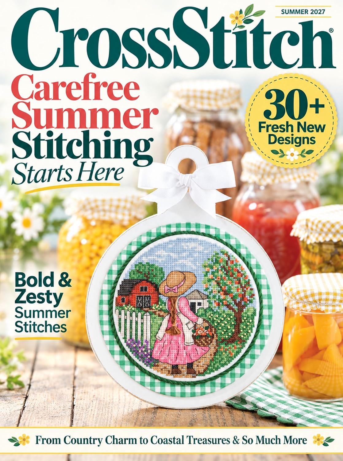 CrossStitch Summer 2027: Carefree Summer Stitching Starts Here, 30+ Fresh New Designs, Bold & Zesty Summer Stitches, From Country Charm to Coastal Treasures & So Much More (English Edition) baixar livro de graça