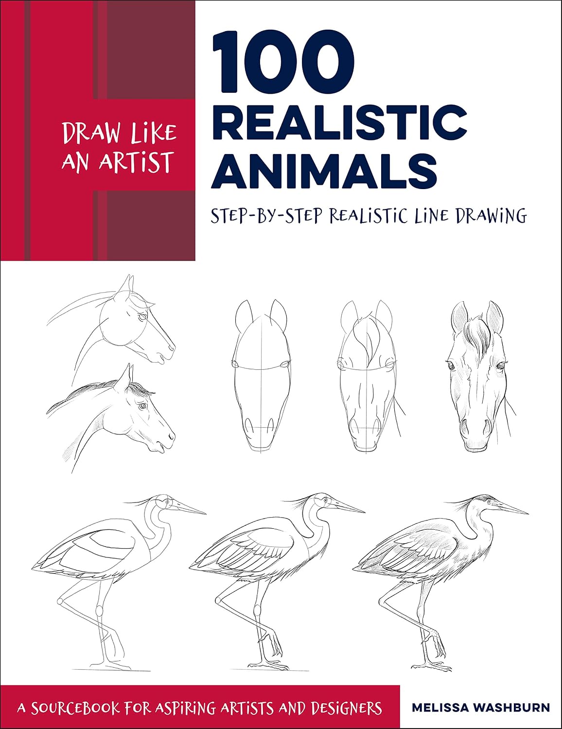 Draw Like an Artist: 100 Realistic Animals: Step-by-Step Realistic Line Drawing **A Sourcebook for Aspiring Artists and Designers (English Edition) baixar o livro de graça