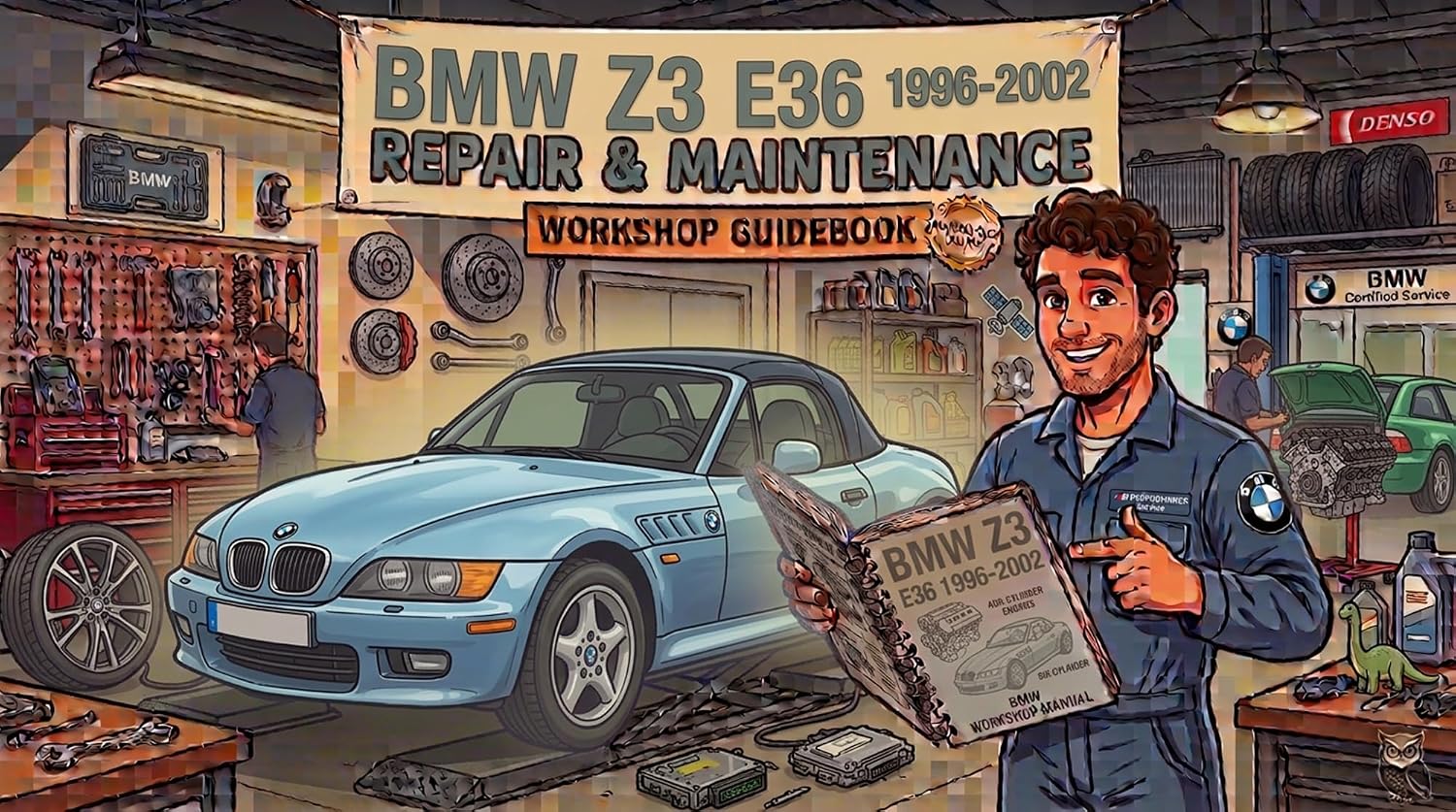capítulo por capítulo baixar BMW Z3 E36 1996-2002, Vehicle Repair Manual, Parts, Wiring, Workshop Book (English Edition)