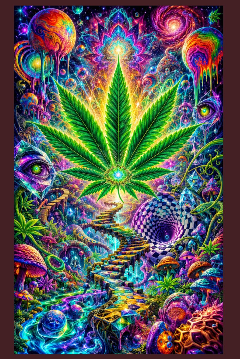 Cannabis Notizbuch, Psychedelisches Journal mit Hanfblatt Motiv für Notizen & kreative Gedanken Geschenkidee für Weed Fans Kiffer Stoner Hippies &... Frauen, Männer, Geschenk (German Edition) baixar o livro de graça