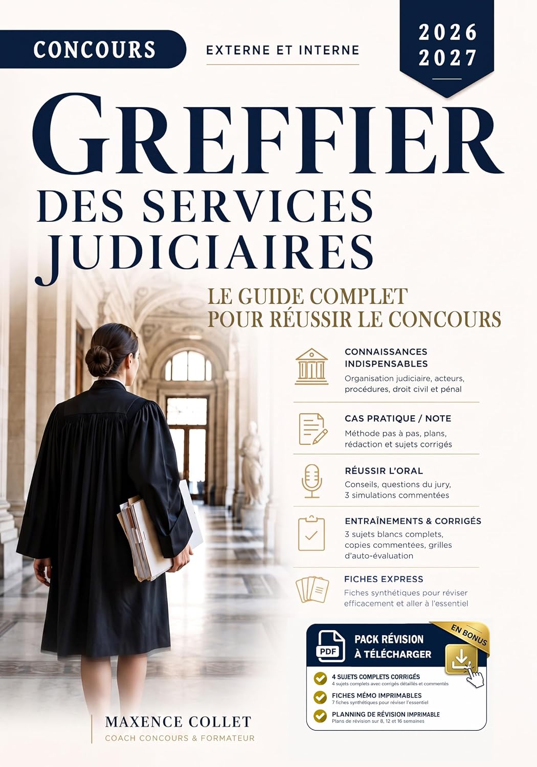 Concours Greffier des Services Judiciaires: Le guide complet pour réussir le concours - procédure civile, procédure pénale, droit public, cas pratiques, note administrative et oral (French Edition) baixar o livro de graça
