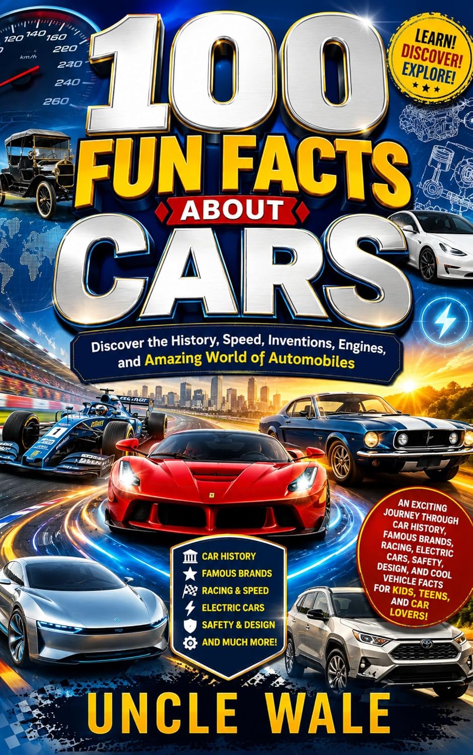 capítulo por capítulo baixar 100 Fun Facts About Cars: Discover the History, Speed, Inventions, Engines, and Amazing World of Automobiles: An Exciting Journey Through Car History,... Electric Cars, Safety, (English Edition)